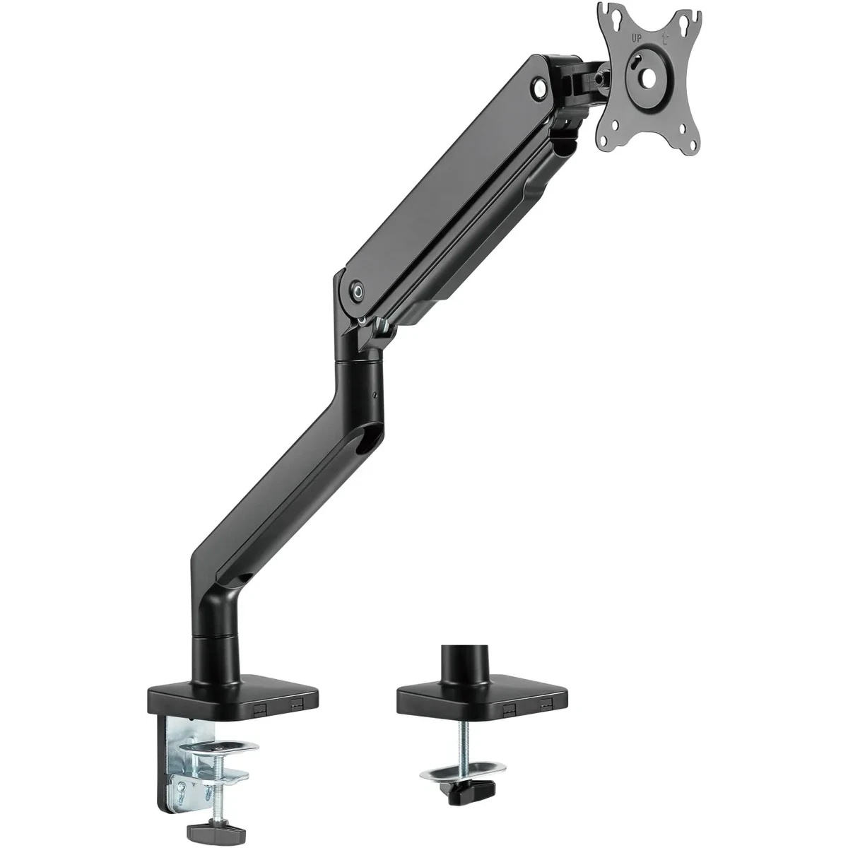 Кронштейн для мониторов Ultramounts UM730 черный 17"-45" макс.16кг крепление к столешнице поворот и