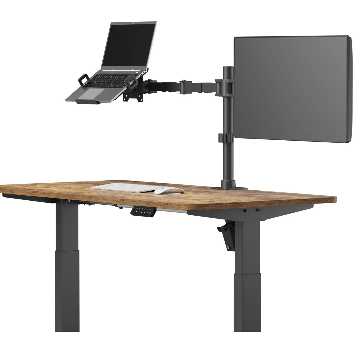 Кронштейн для монитора/ноутбука Cactus CS-VM-LH24-BL черный 17"-35" макс.20кг настольный поворот и н