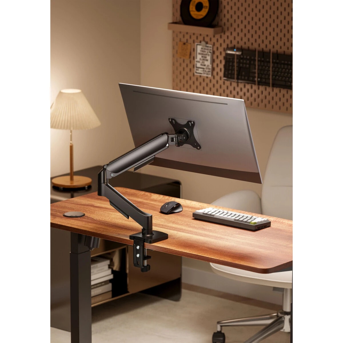 Кронштейн для мониторов Cactus CS-VM-MD-70-BK черный/белый 17"-32" макс.9кг настольный поворот и нак