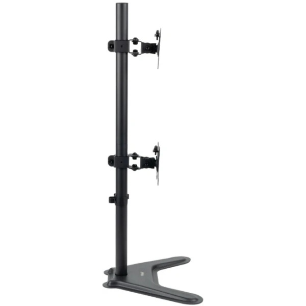 Кронштейн для монитора Filum FL-DMT003DB черный, два монитора, VESA: 75/100, 10-30 дюйма, до 10 кг