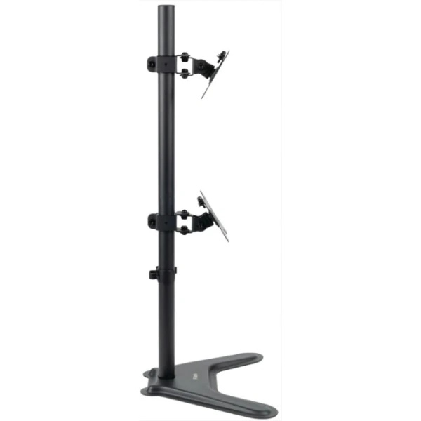 Кронштейн для монитора Filum FL-DMT003DB черный, два монитора, VESA: 75/100, 10-30 дюйма, до 10 кг