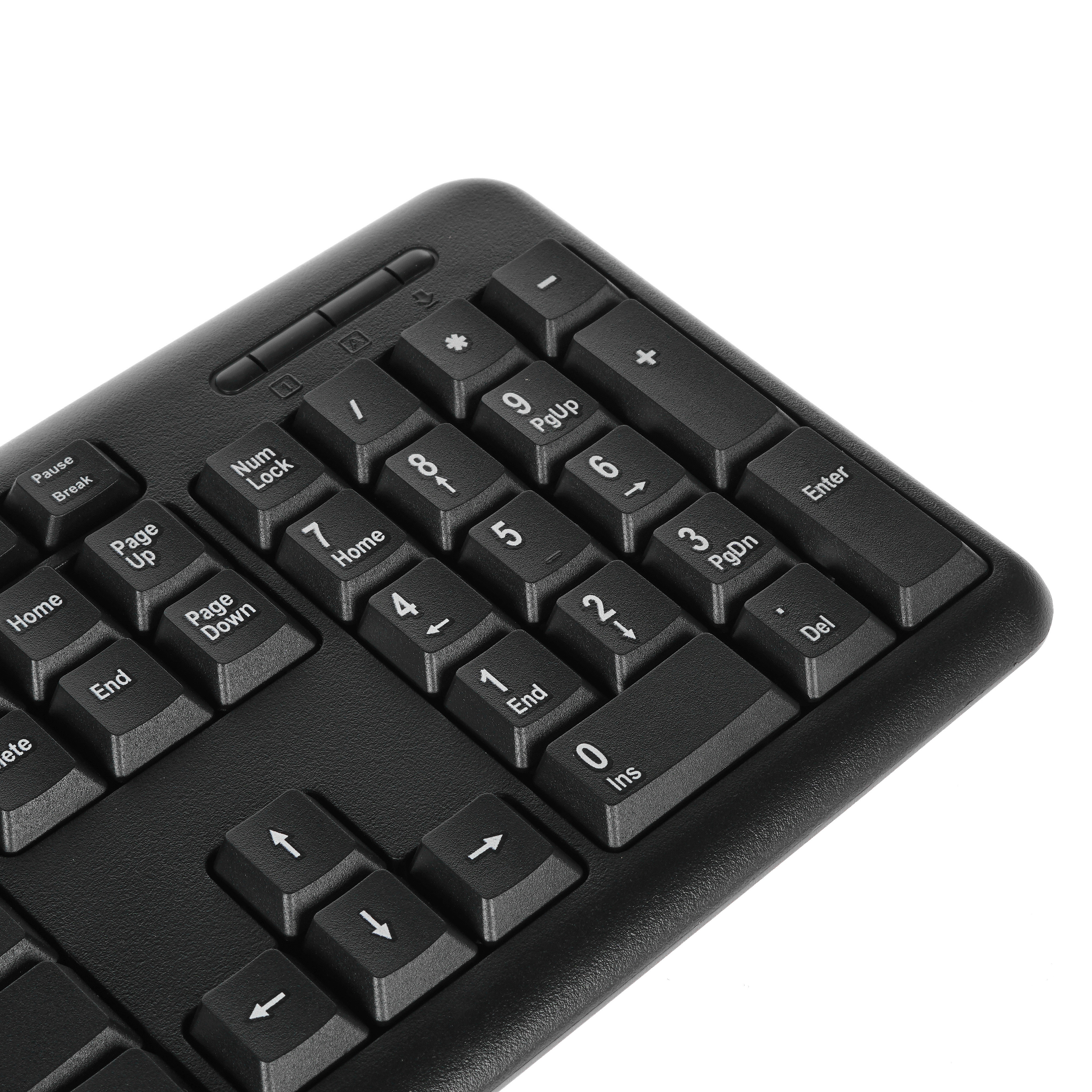 Клавиатура Oklick 180V2 проводная, USB, черный
