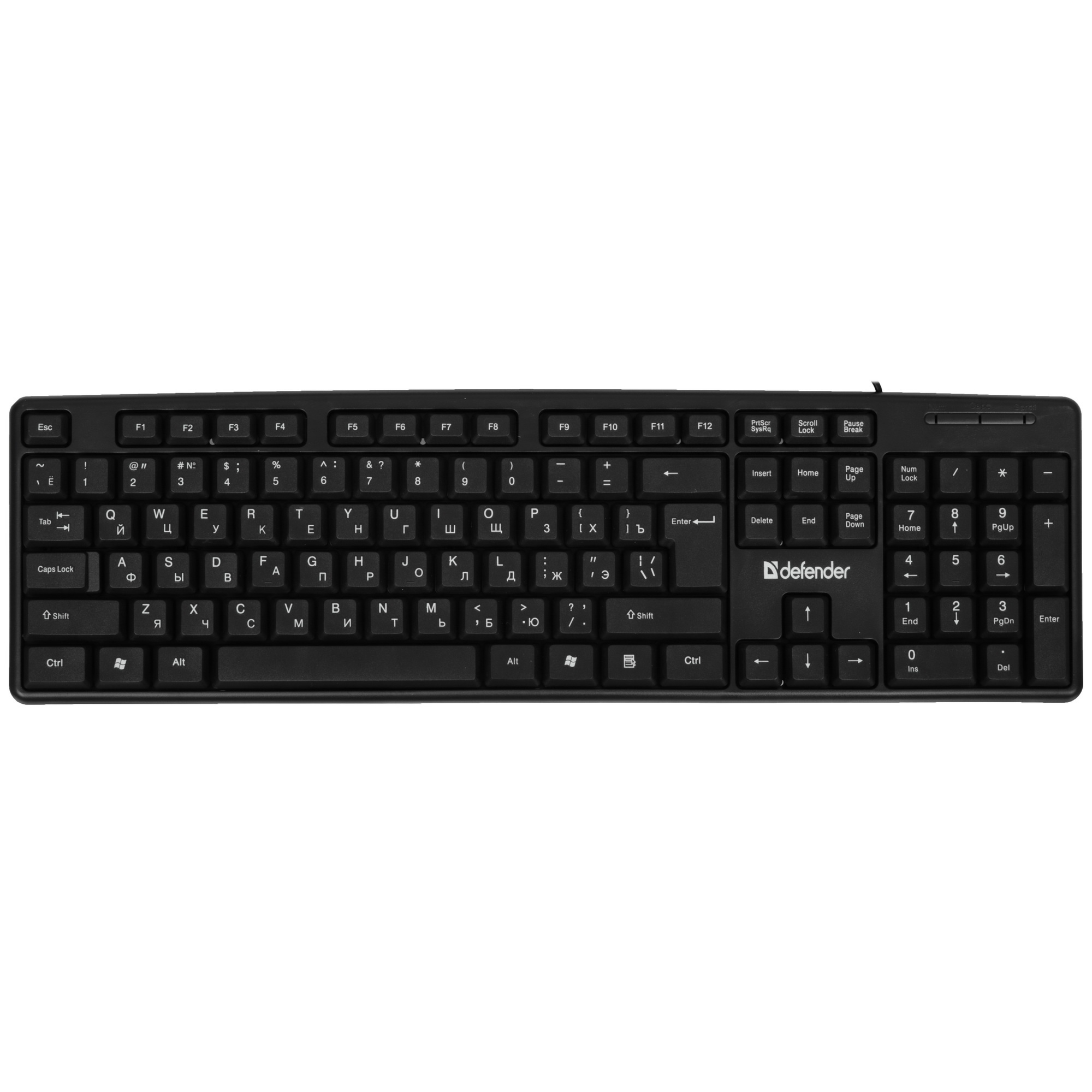 Клавиатура Defender Element HB-520 проводная, USB, черный