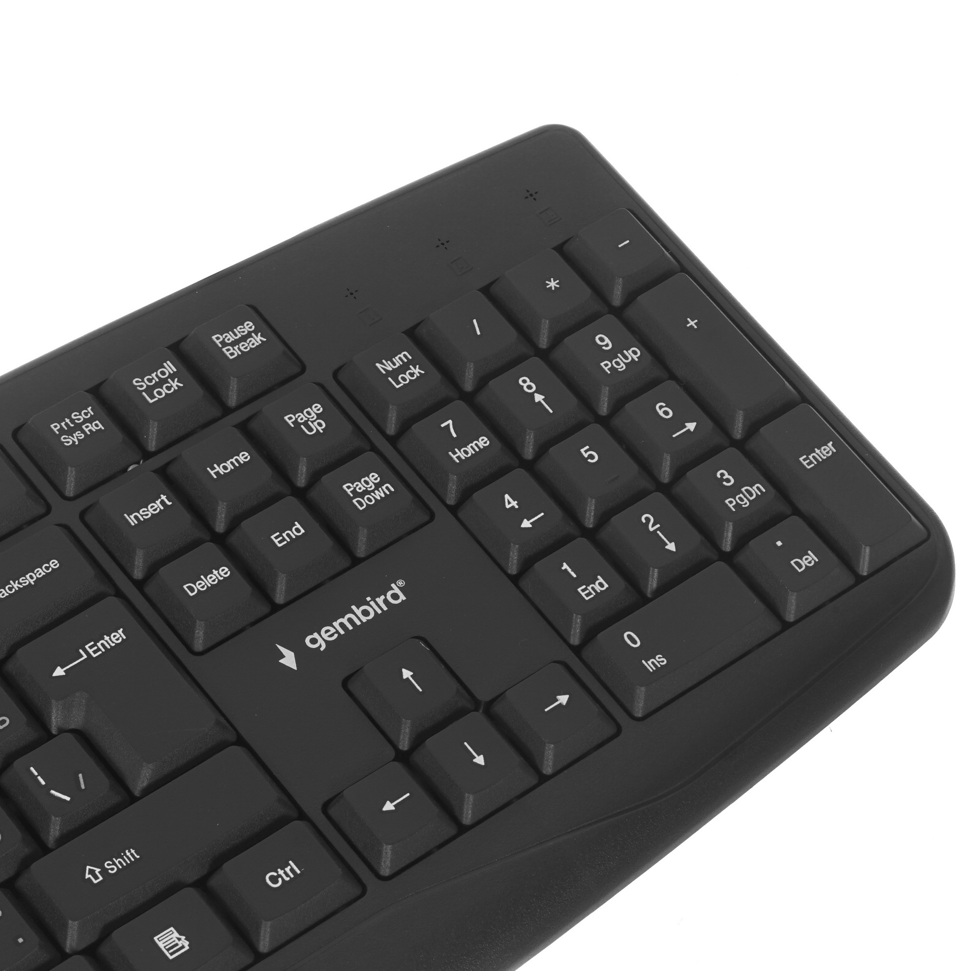 Клавиатура Gembird KB-8351U-BL проводная, USB, черный