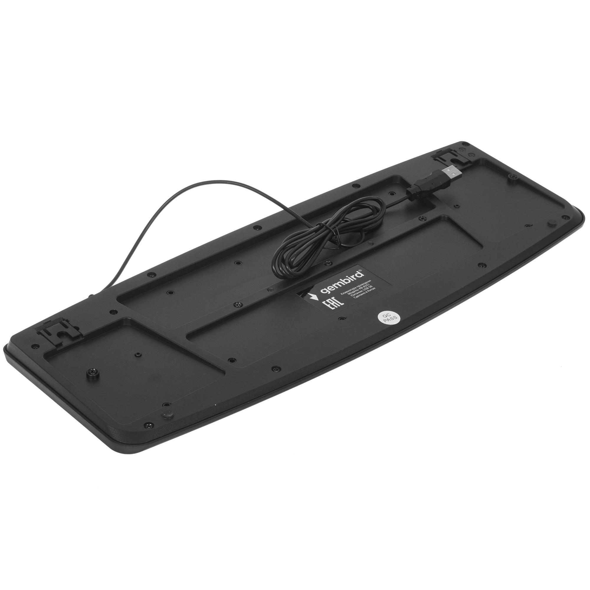 Клавиатура Gembird KB-8351U-BL проводная, USB, черный