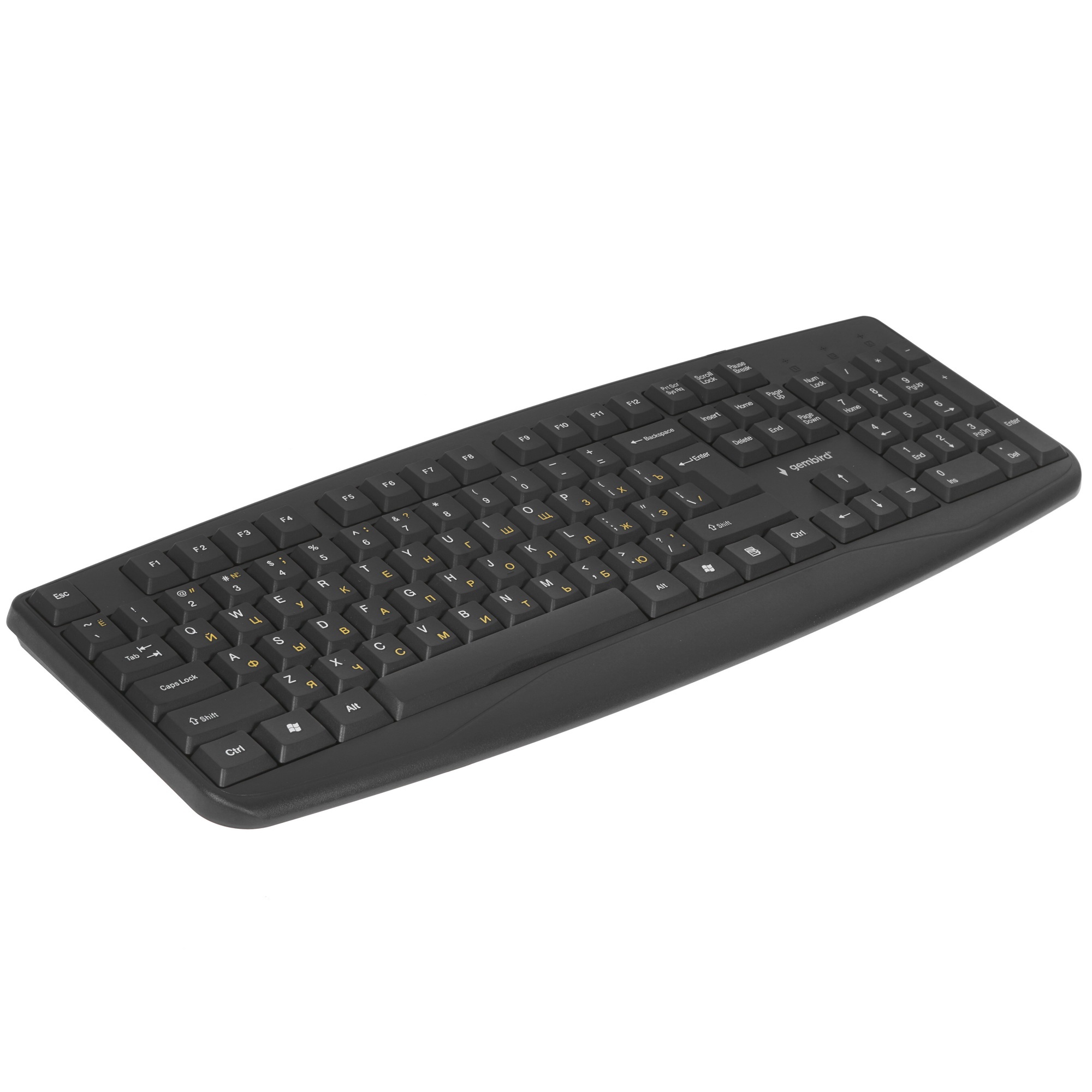 Клавиатура Gembird KB-8351U-BL проводная, USB, черный
