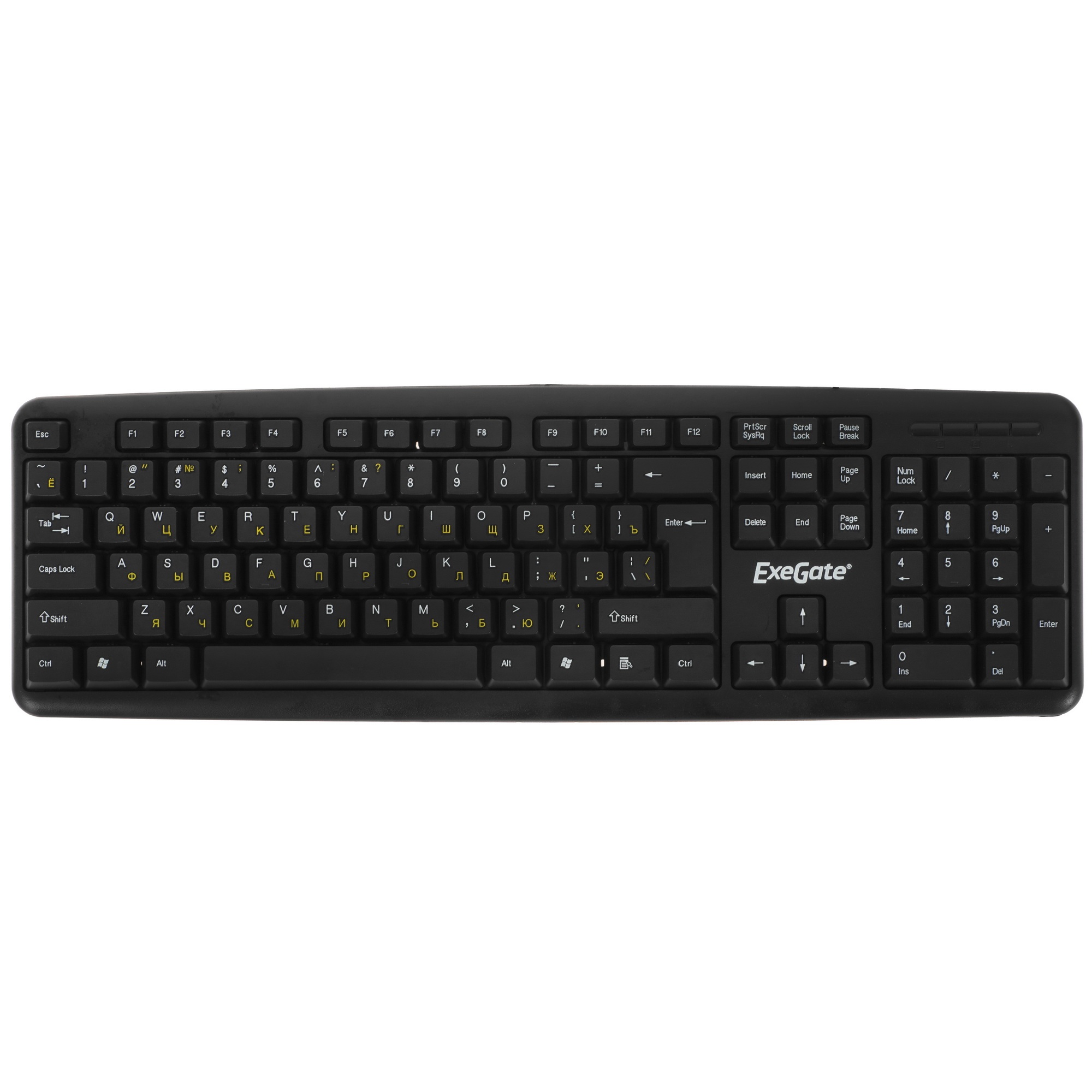 Клавиатура ExeGate LY-331 (EX279937RUS) проводная, USB, черный