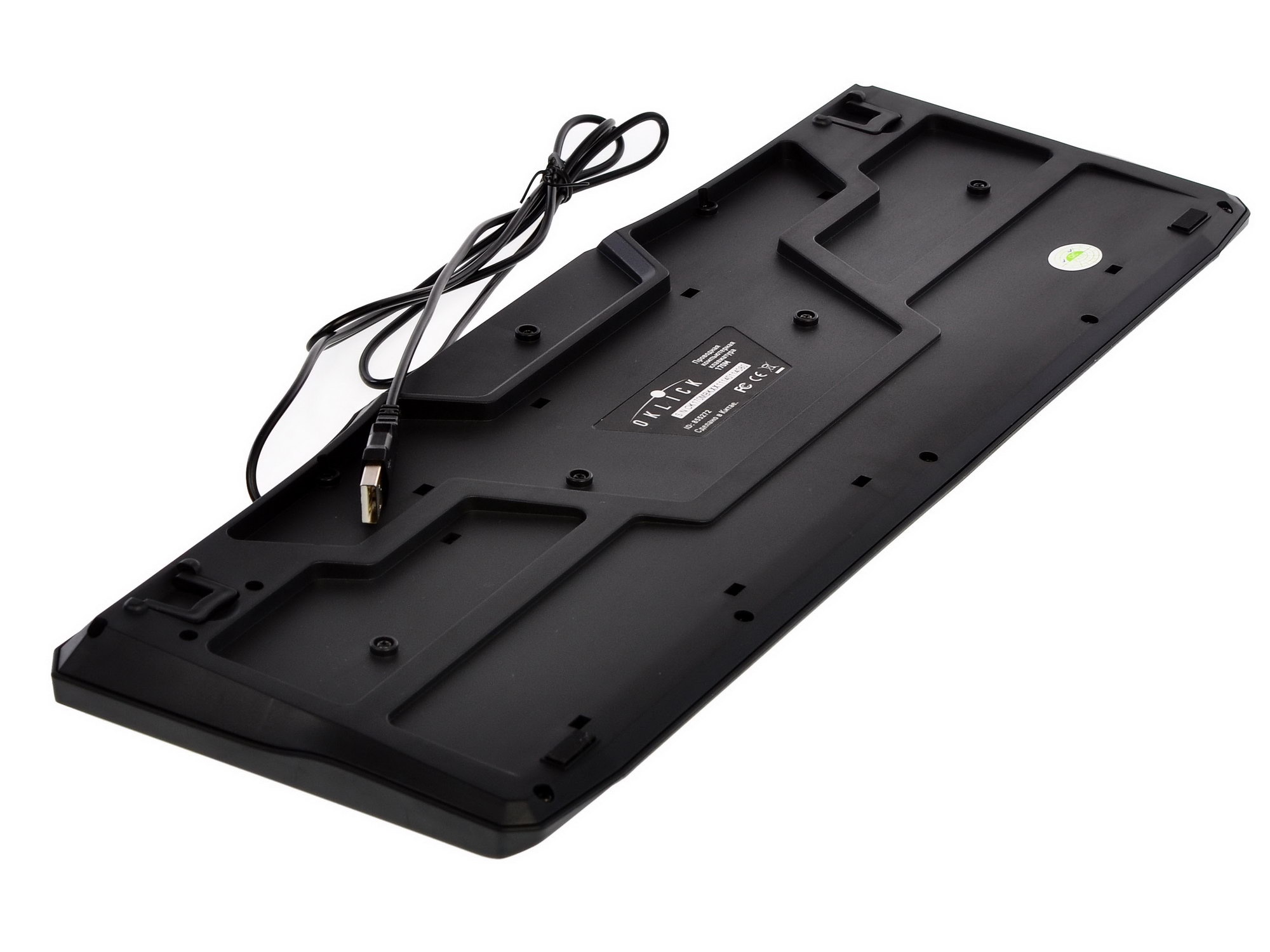 Клавиатура Oklick 170M черный USB