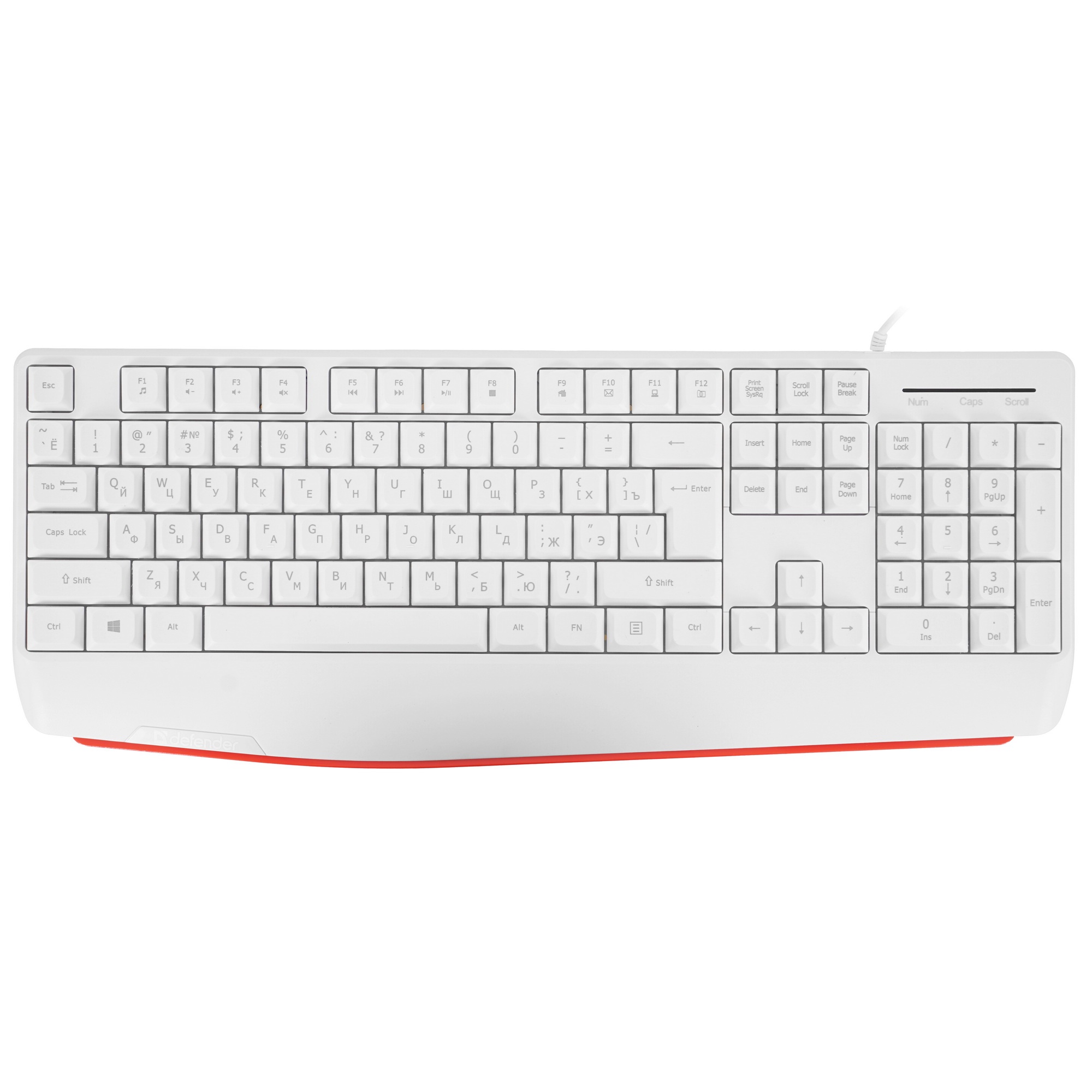 Клавиатура Defender Atom HB-546  проводная, USB, чёрный
