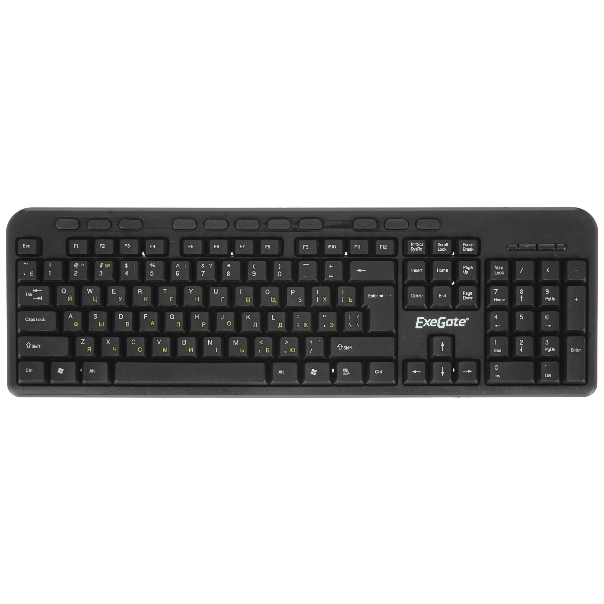 Клавиатура ExeGate Multimedia Professional Standard LY-500M (EX286177RUS) проводная, USB, черный