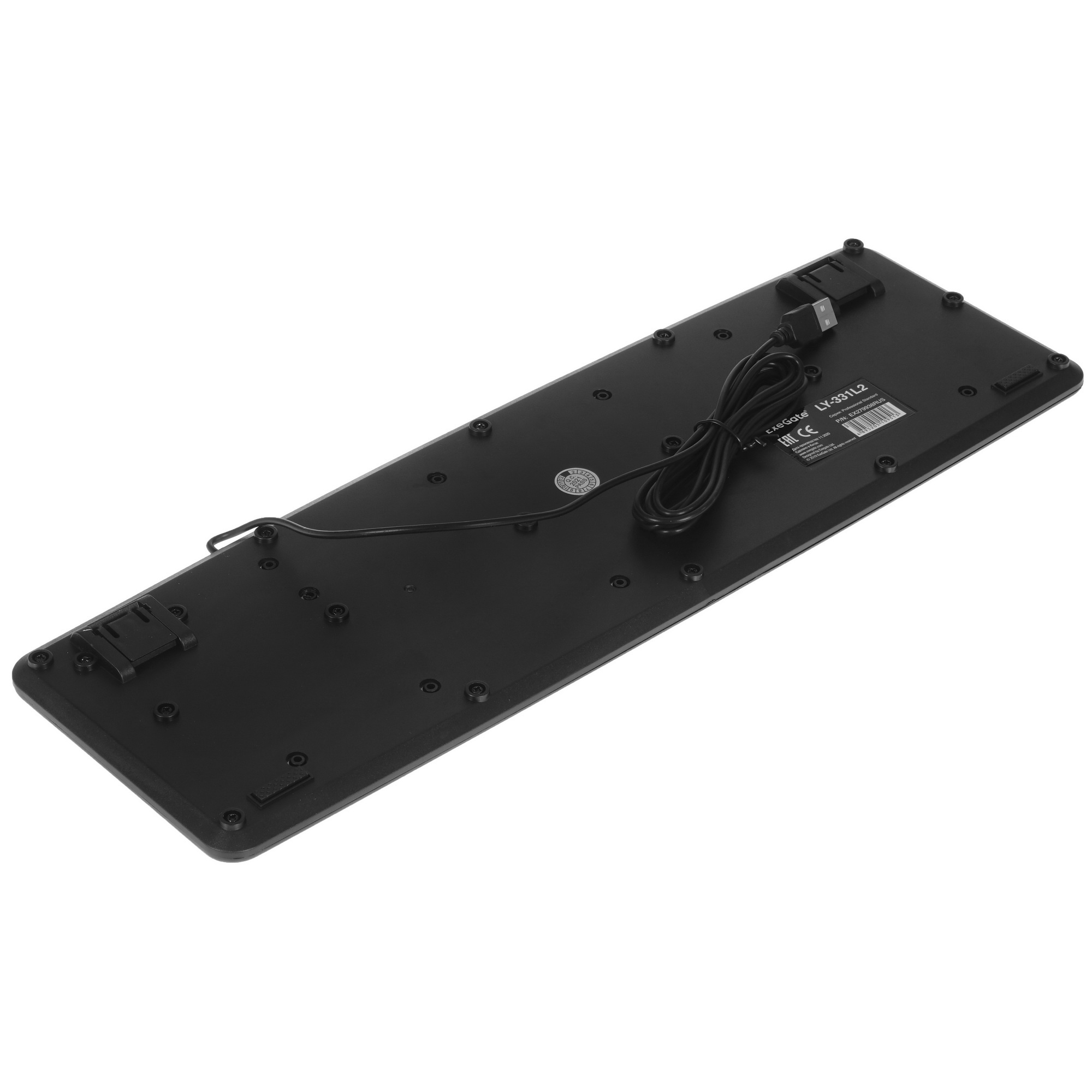 Клавиатура ExeGate Professional Standard LY-331L2-OEM (USB, полноразмерная, влагозащищенная, 104кл.,