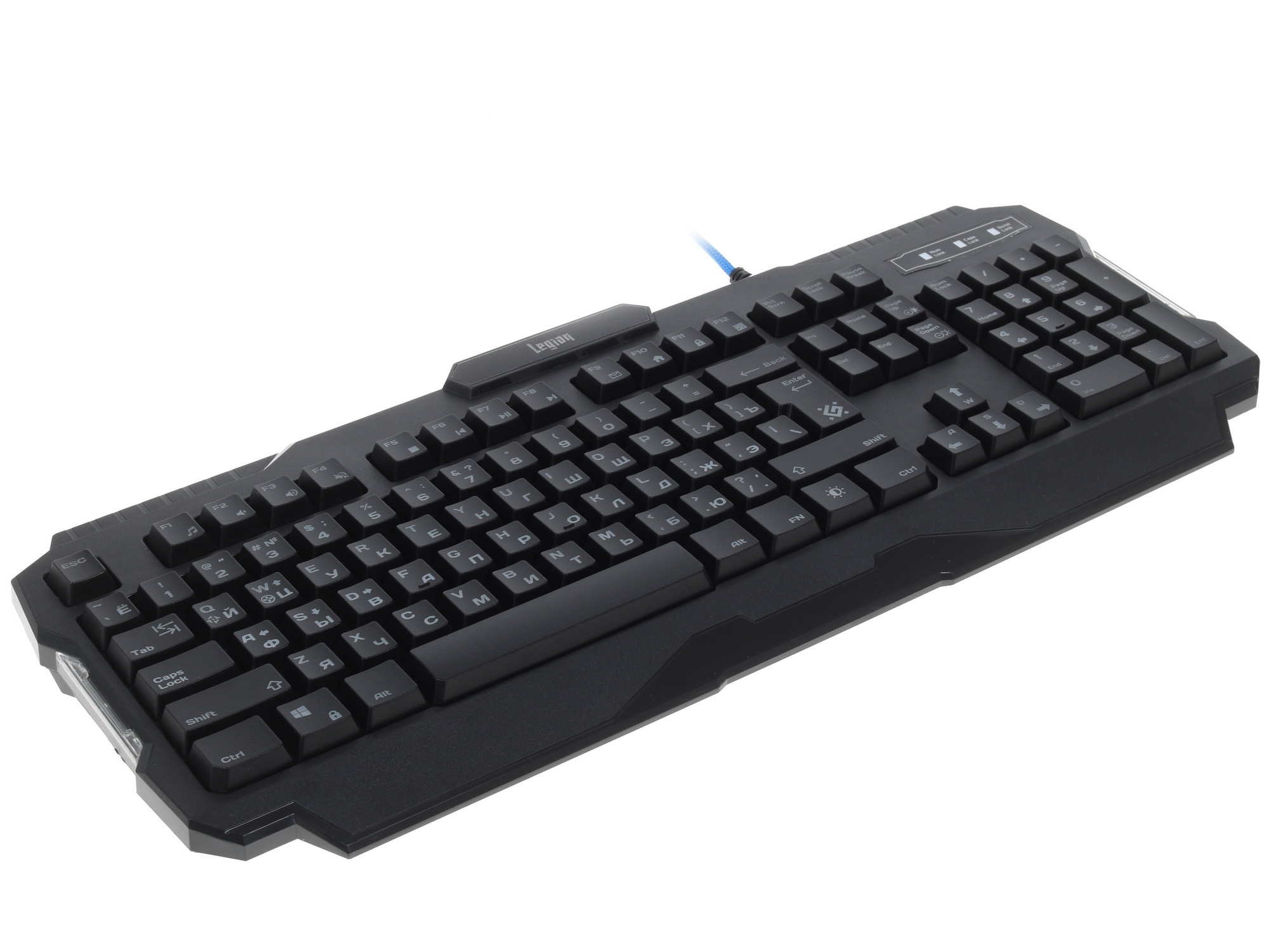 Клавиатура Defender Legion GK-010DL RUпроводная, USB, чёрный