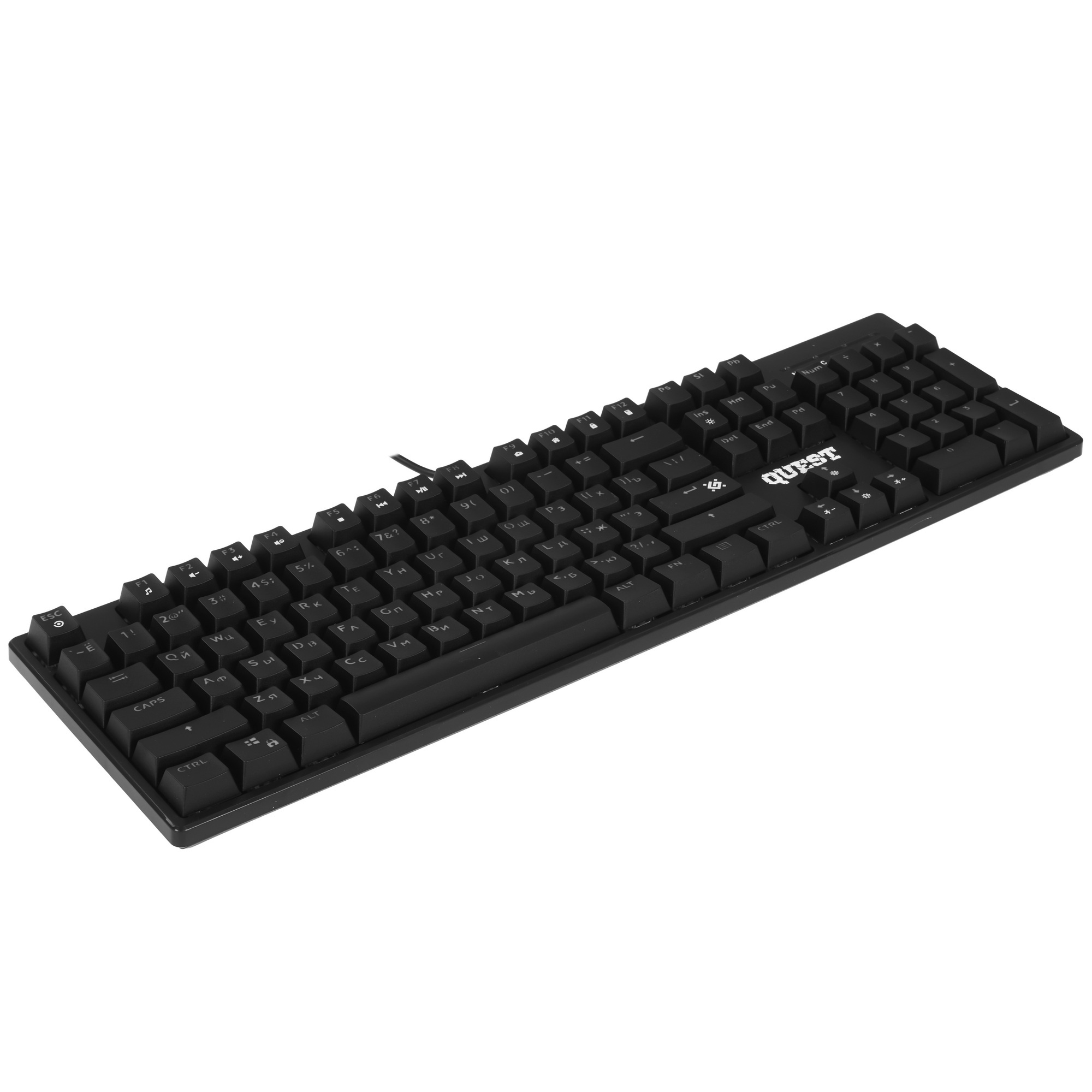 Клавиатура Defender Quest GK-596 RU (45596) проводная, USB, черный