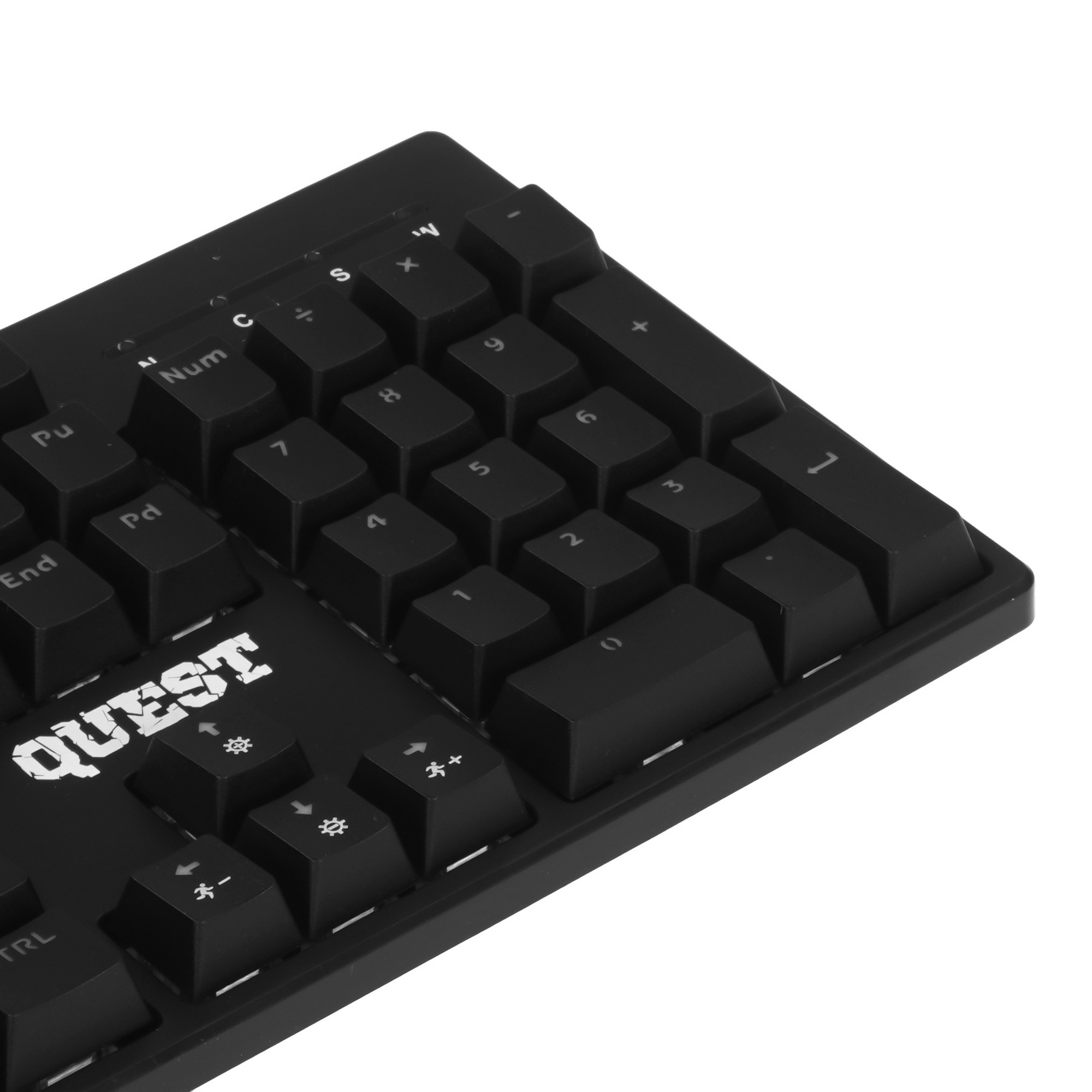 Клавиатура Defender Quest GK-596 RU (45596) проводная, USB, черный