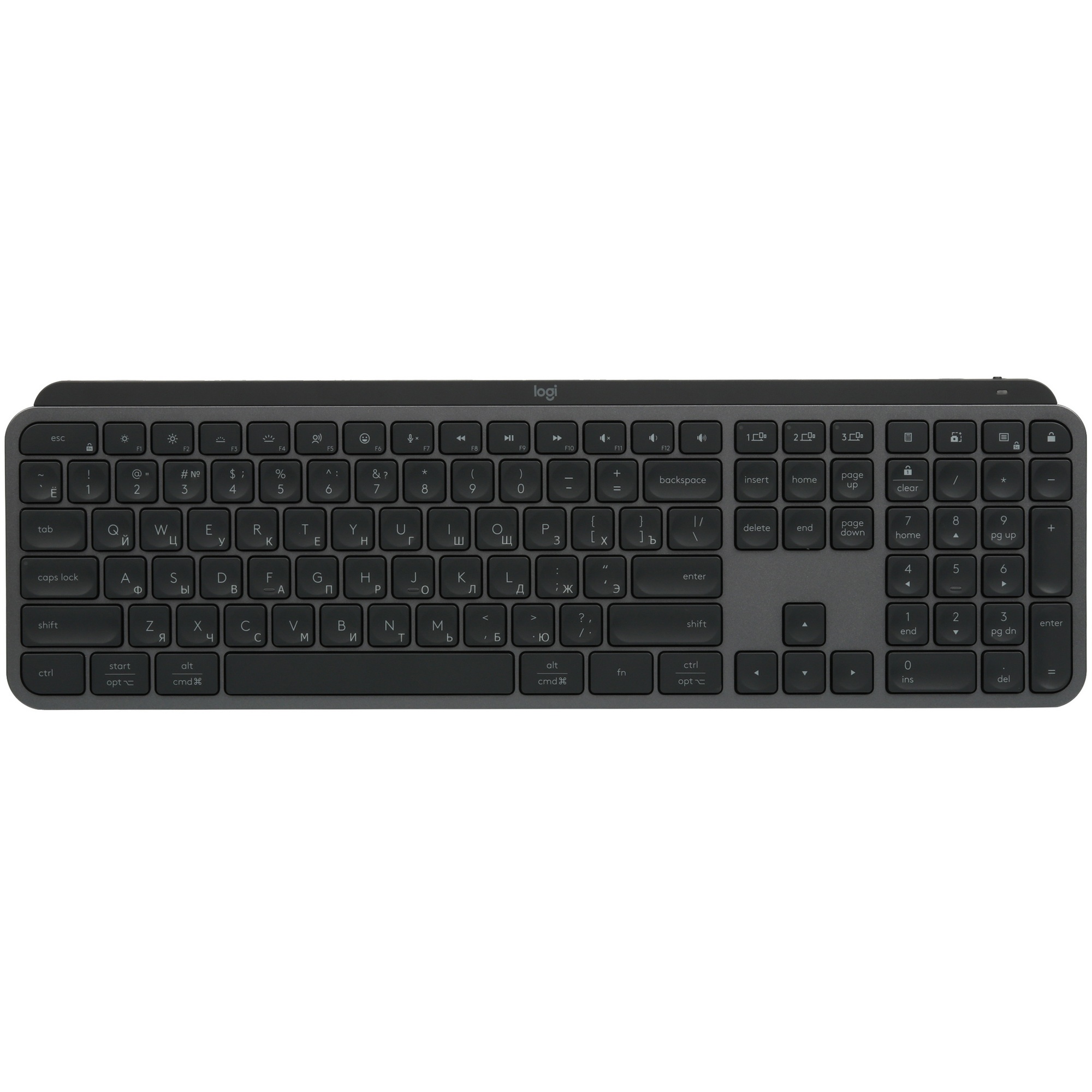 Клавиатура беспроводная Logitech MX Keys S   (920-011600)  графит