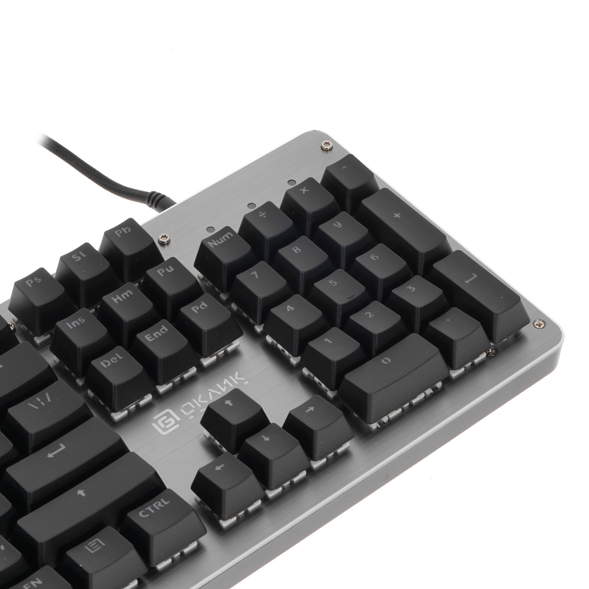 Клавиатура Oklick 970G DARK KNIGHT механическая черный USB Gamer LED