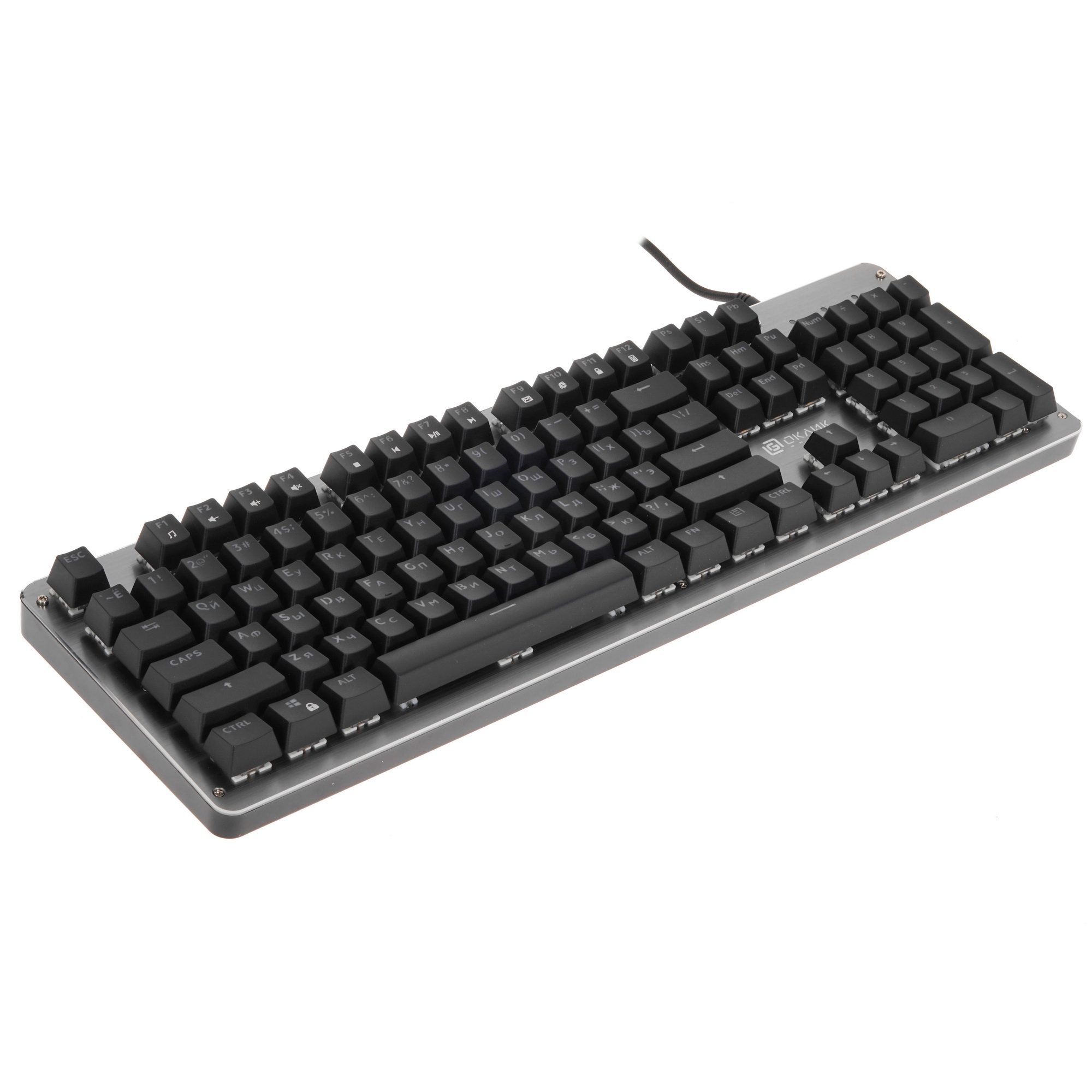 Клавиатура Oklick 970G DARK KNIGHT механическая черный USB Gamer LED