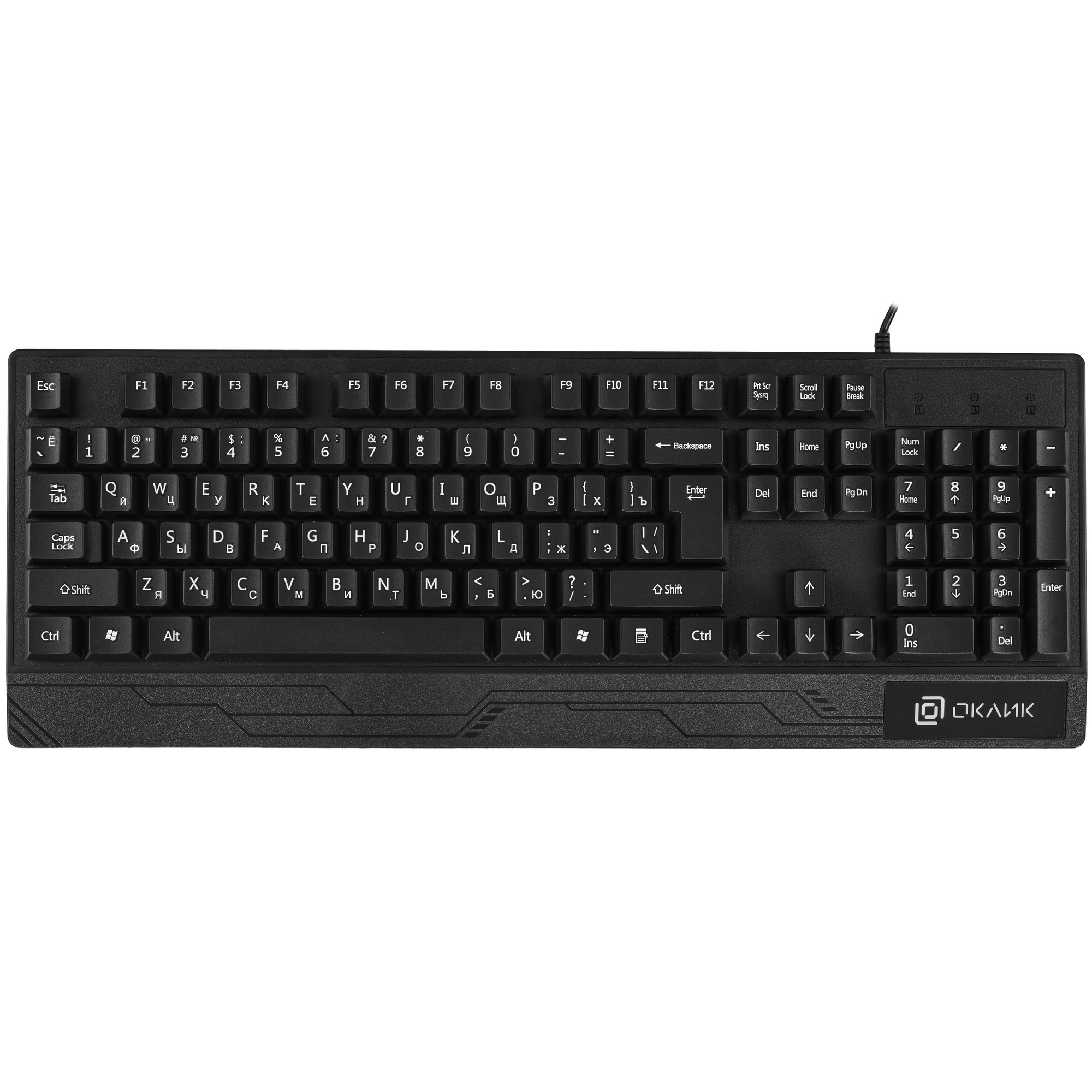 Клавиатура Oklick 115M проводная, USB, черный