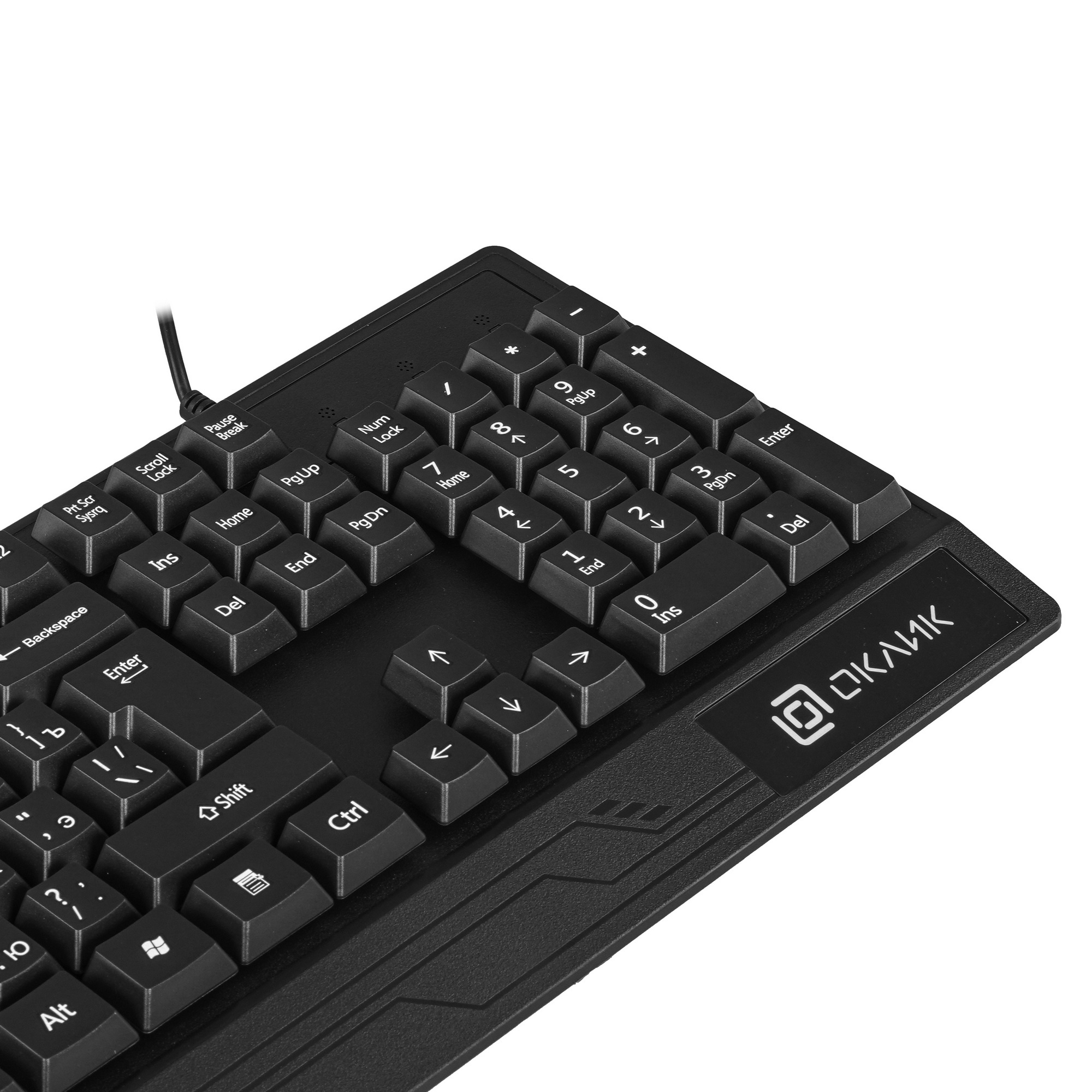 Клавиатура Oklick 115M проводная, USB, черный