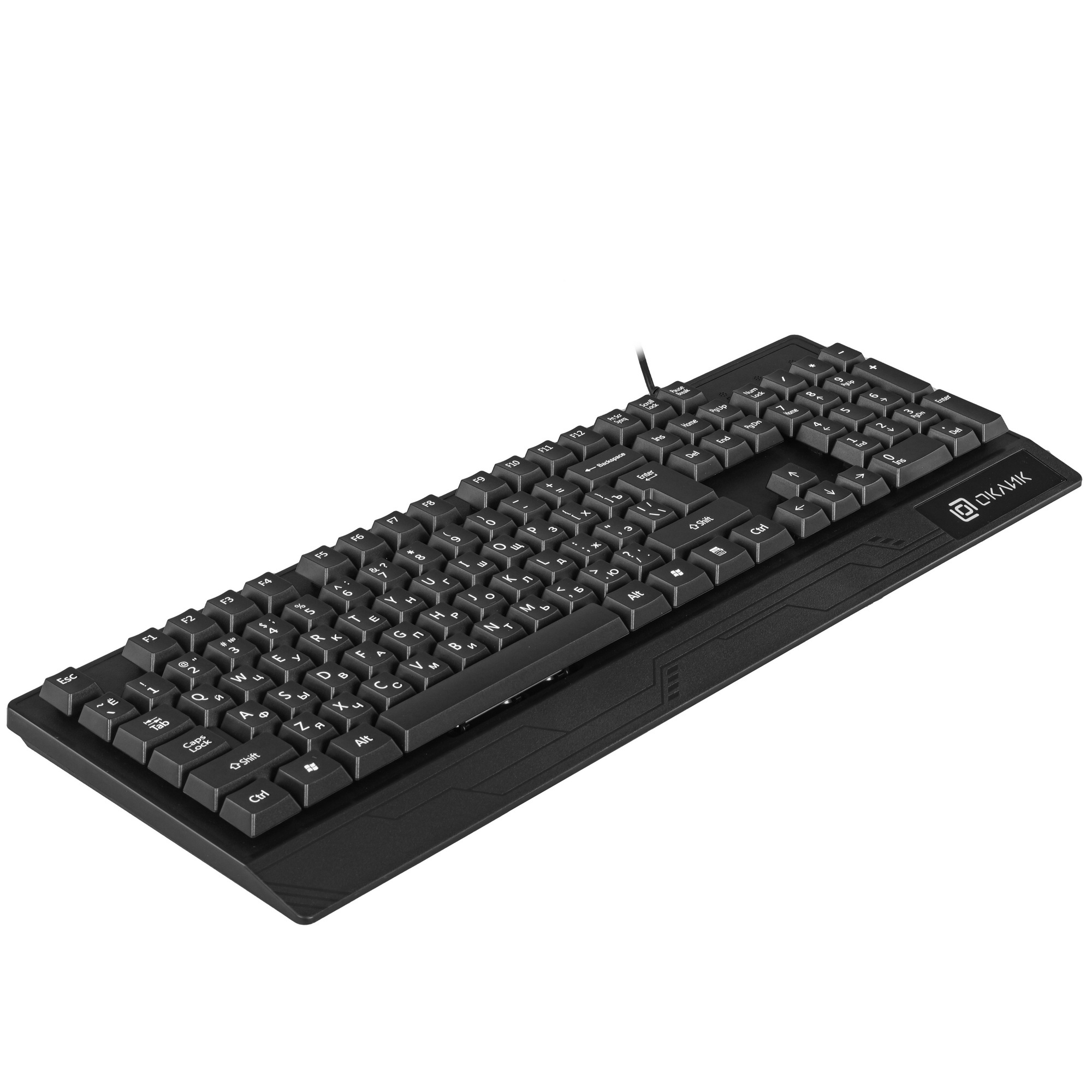 Клавиатура Oklick 115M проводная, USB, черный