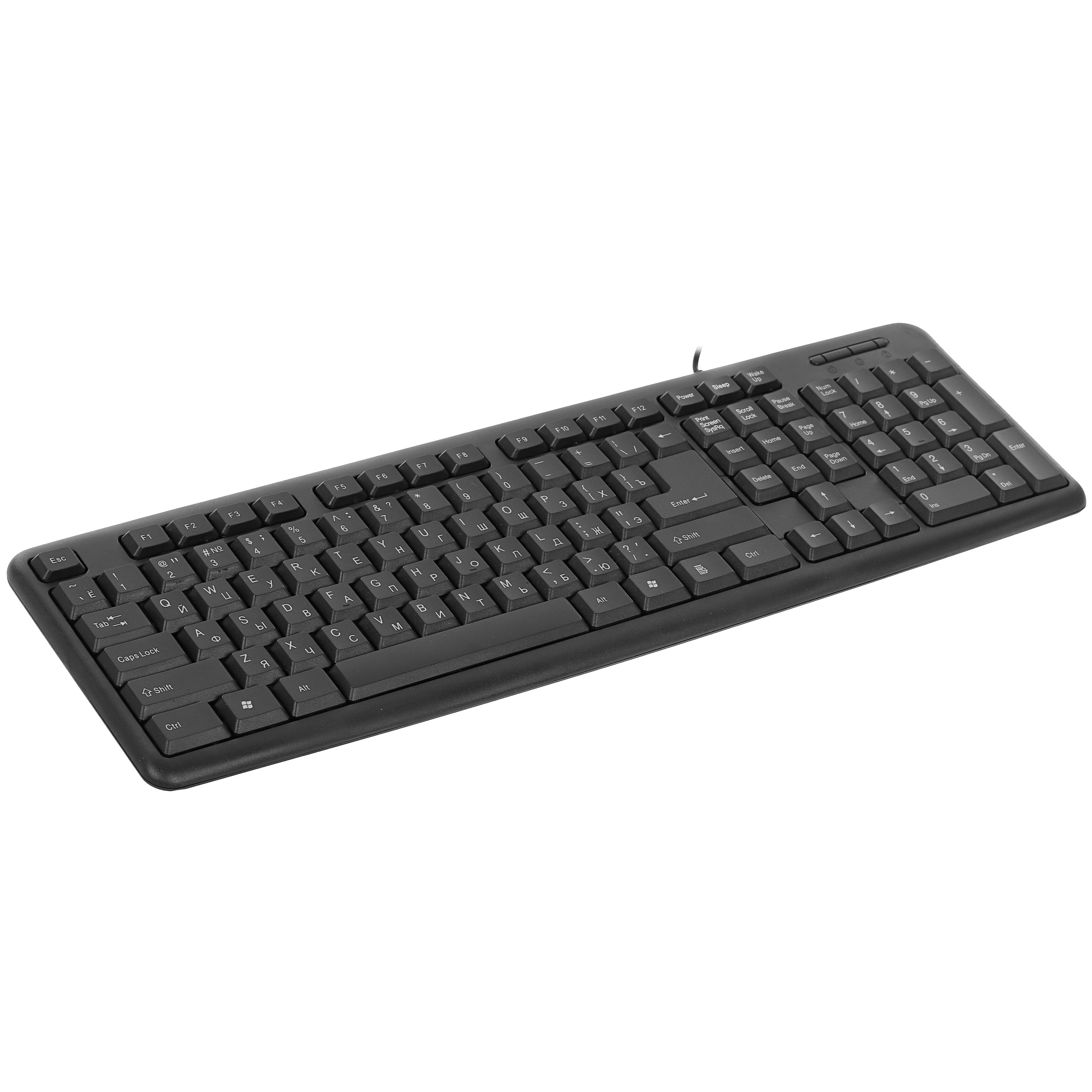 Клавиатура Defender HB-420 проводная, USB, черный