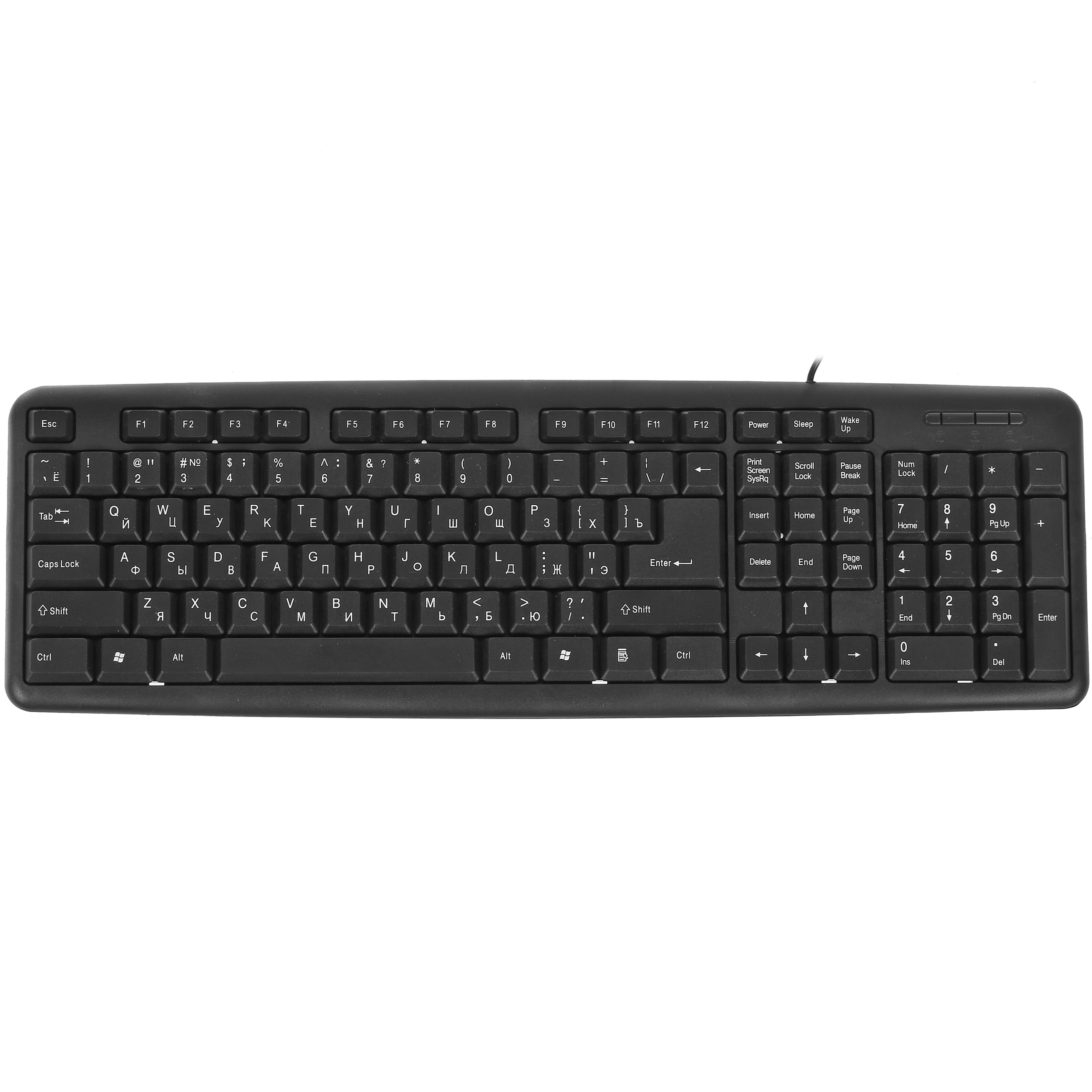 Клавиатура Defender HB-420 проводная, USB, черный
