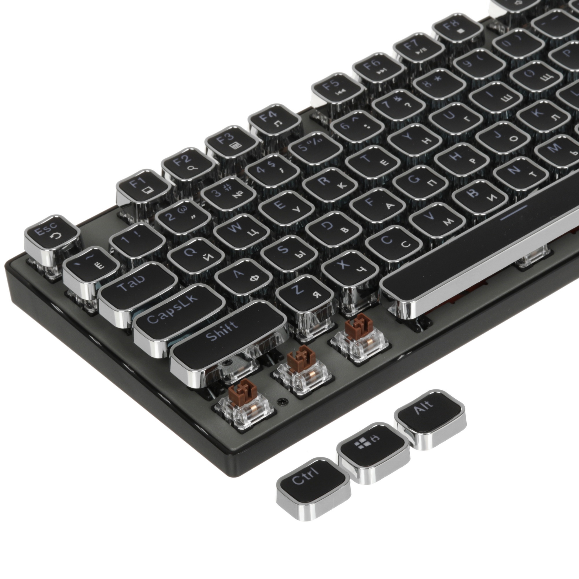 Клавиатура GMNG GG-KB815X (1913914) проводная, USB, черный + белый