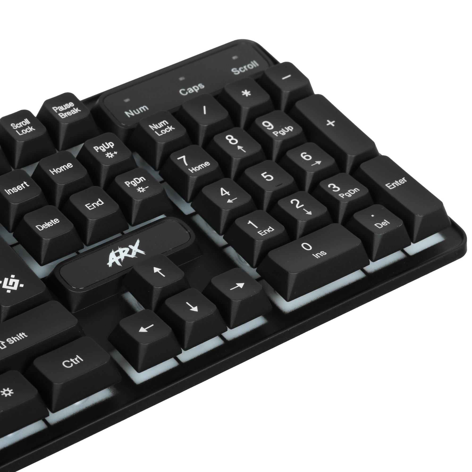 Клавиатура Defender Arx GK-196L RU  проводная, USB, черный