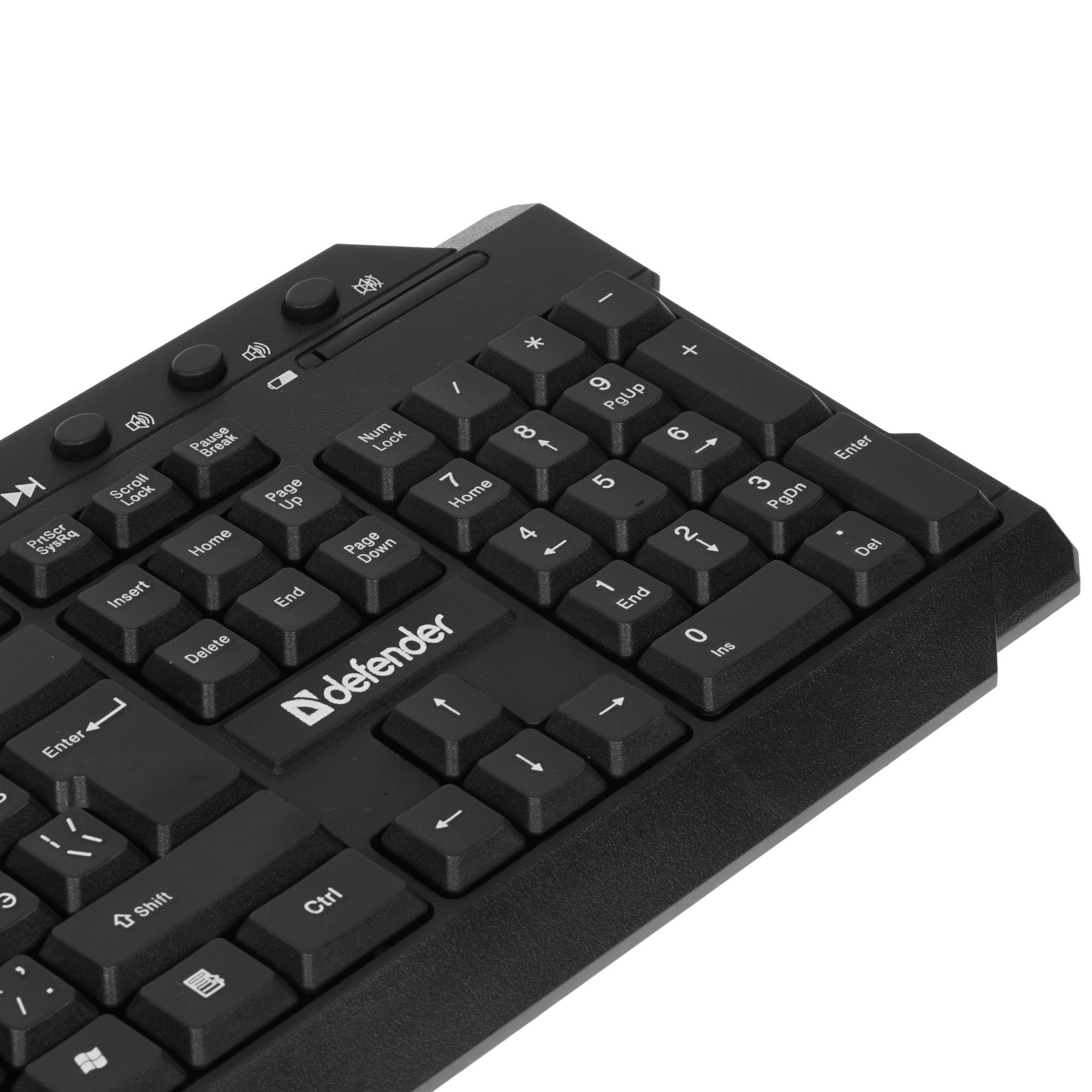 Клавиатура Defender Element HB-195 RU беспроводная USB черный