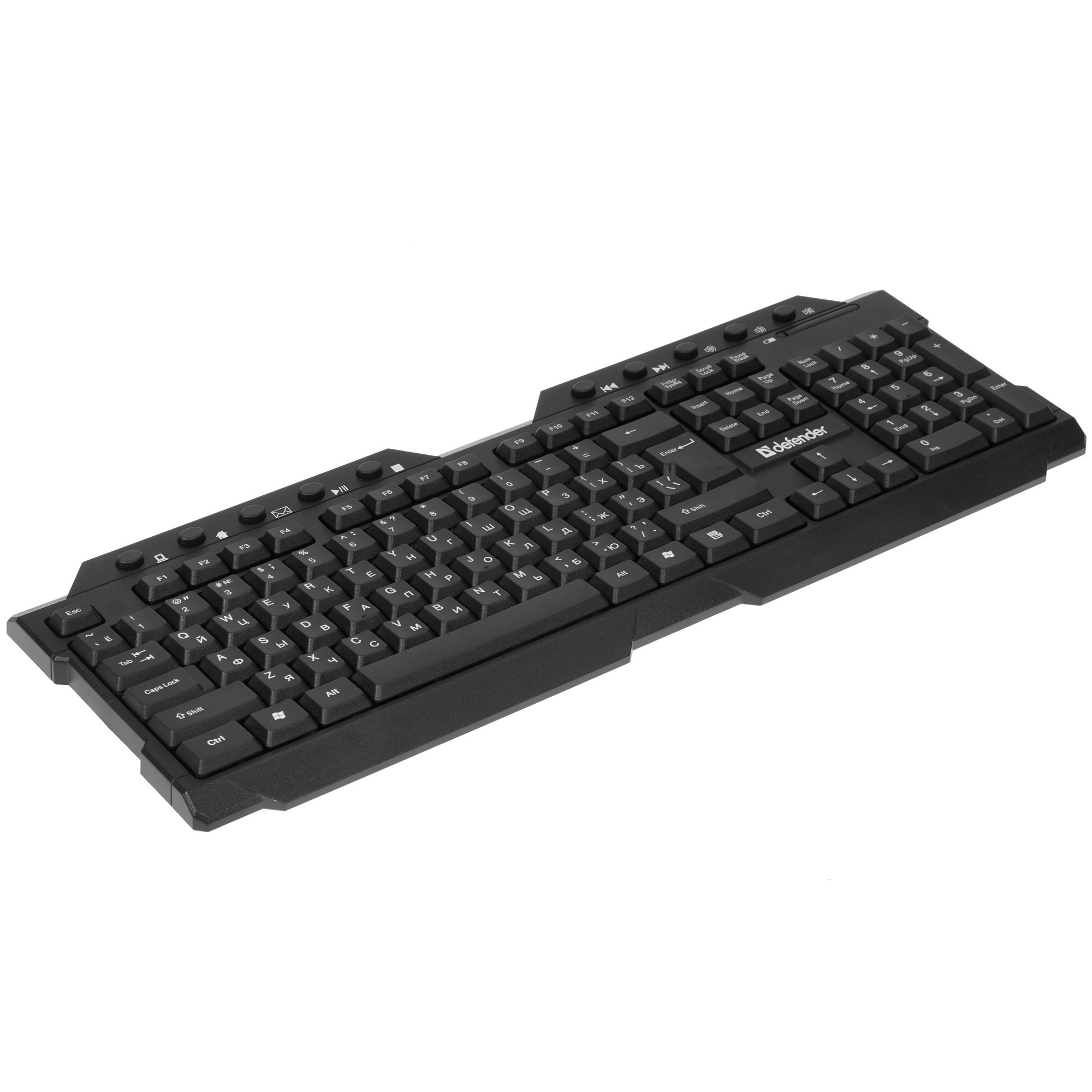 Клавиатура Defender Element HB-195 RU беспроводная USB черный
