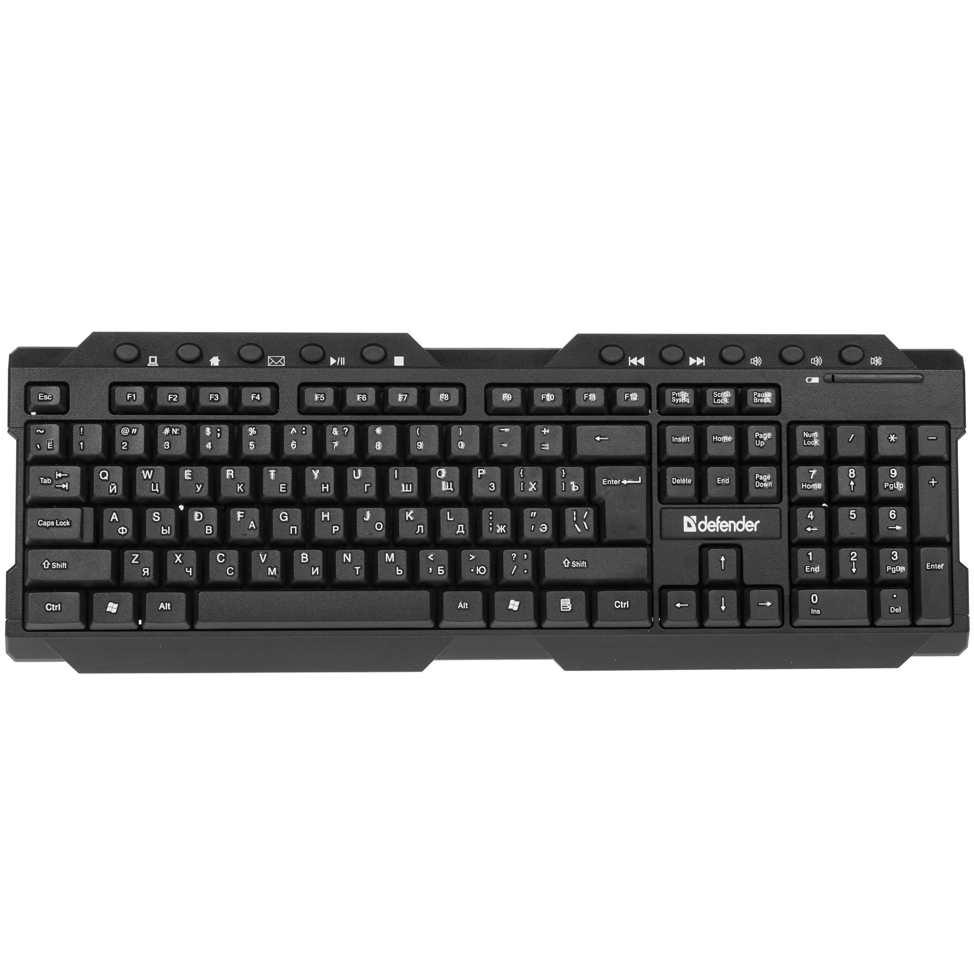 Клавиатура Defender Element HB-195 RU беспроводная USB черный