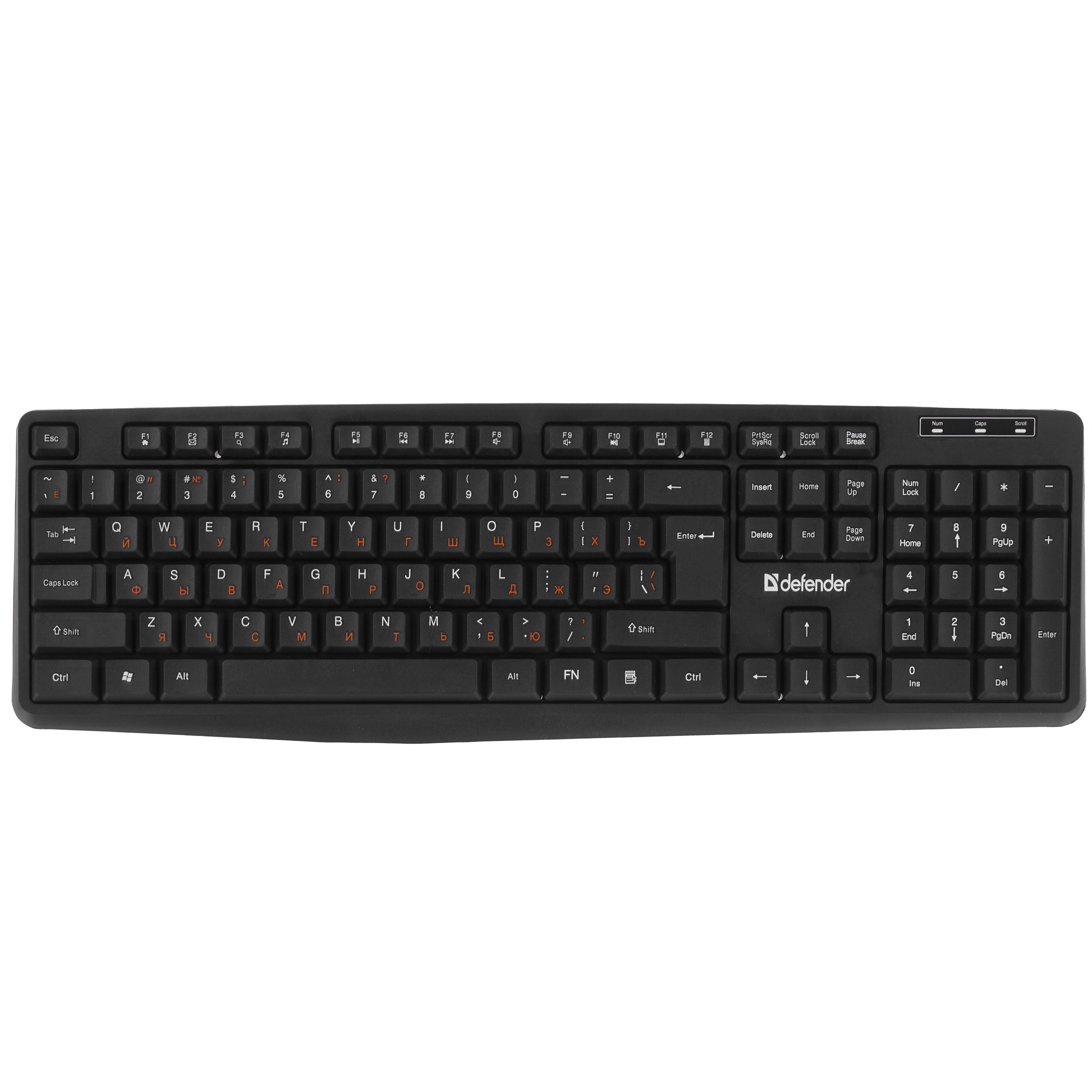 Клавиатура Defender Concept HB-164 проводная, USB, черный