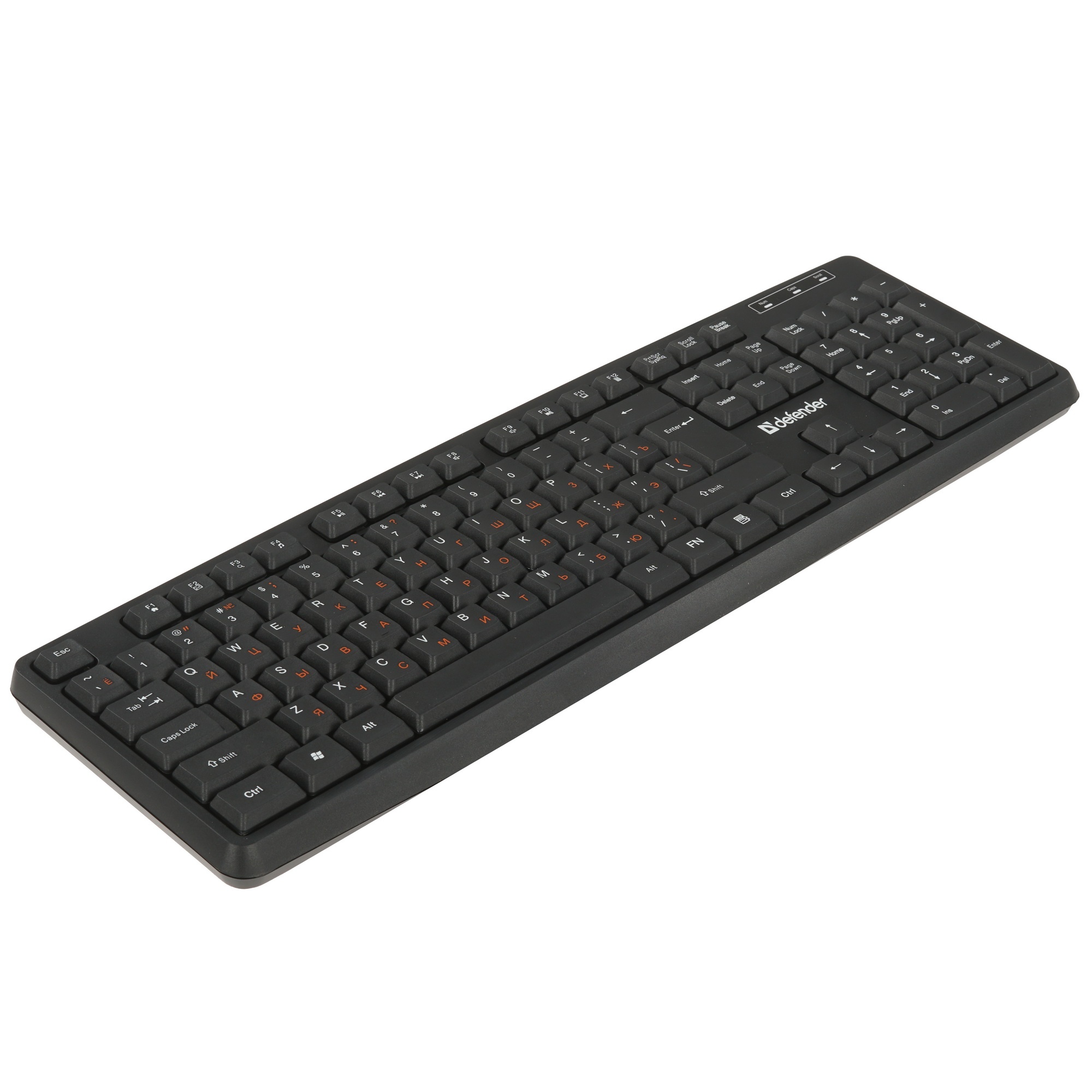 Клавиатура Defender Concept HB-164 проводная, USB, черный