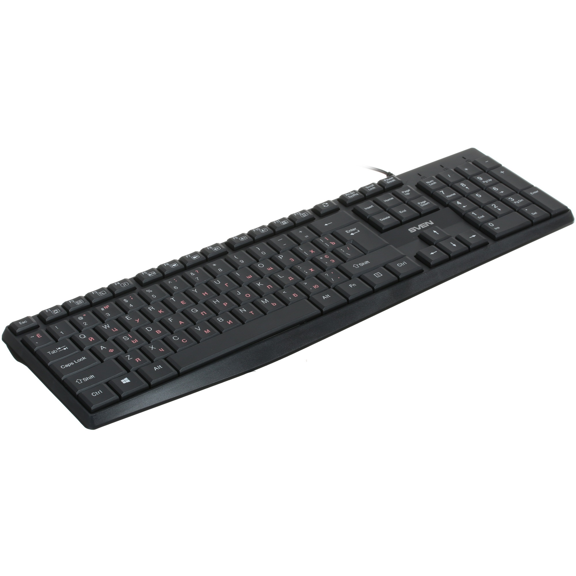 Клавиатура Sven KB-S305 чёрная USB