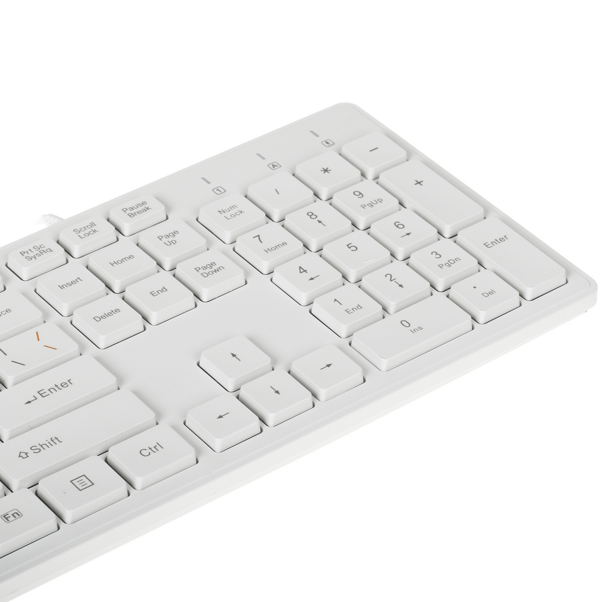 Клавиатура Oklick 500M проводная, USB, белый