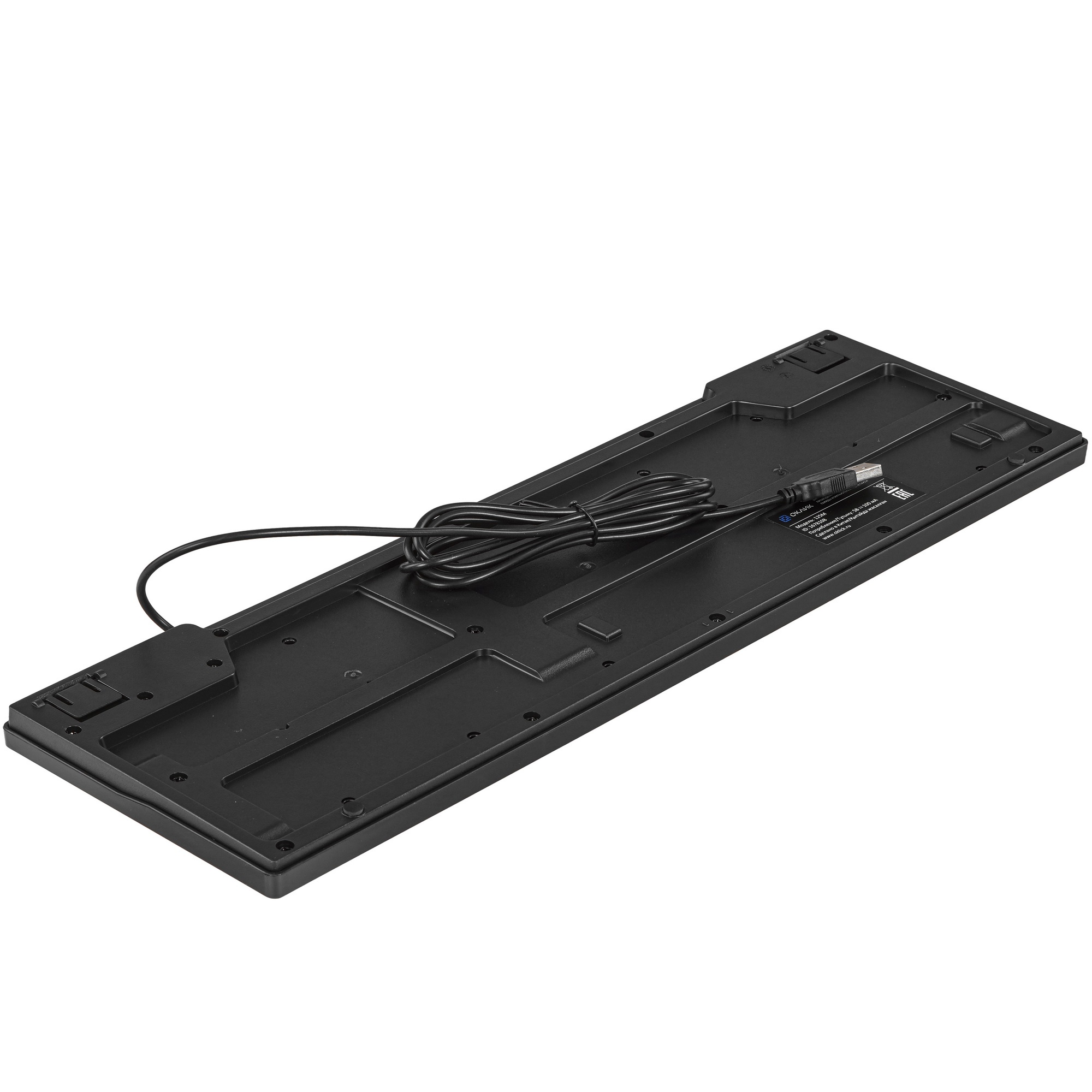 Клавиатура Oklick 125M проводная, USB, черный