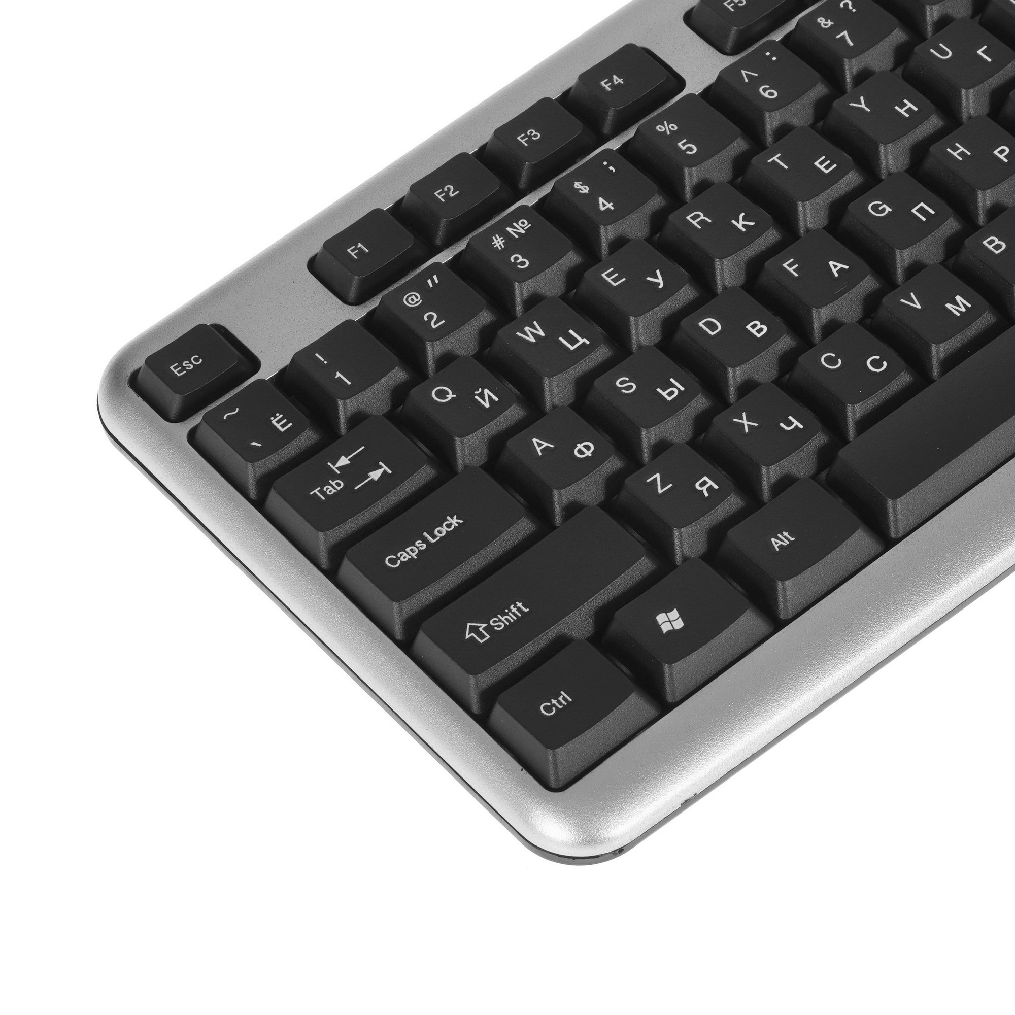Клавиатура ExeGate LY-401 (EX264086RUS) проводная, USB, серебристый