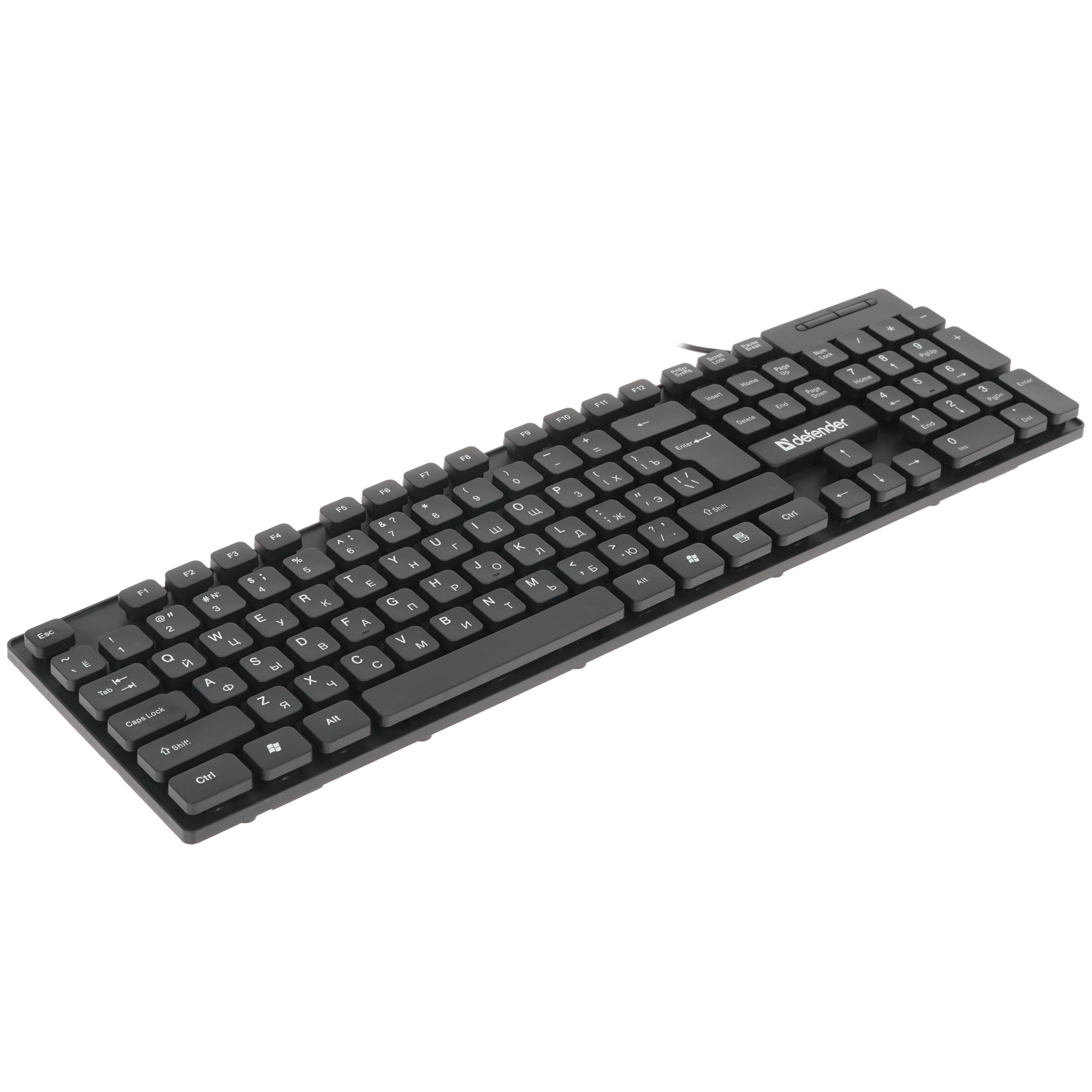Клавиатура Defender Element HB-190  проводная, USB, черный