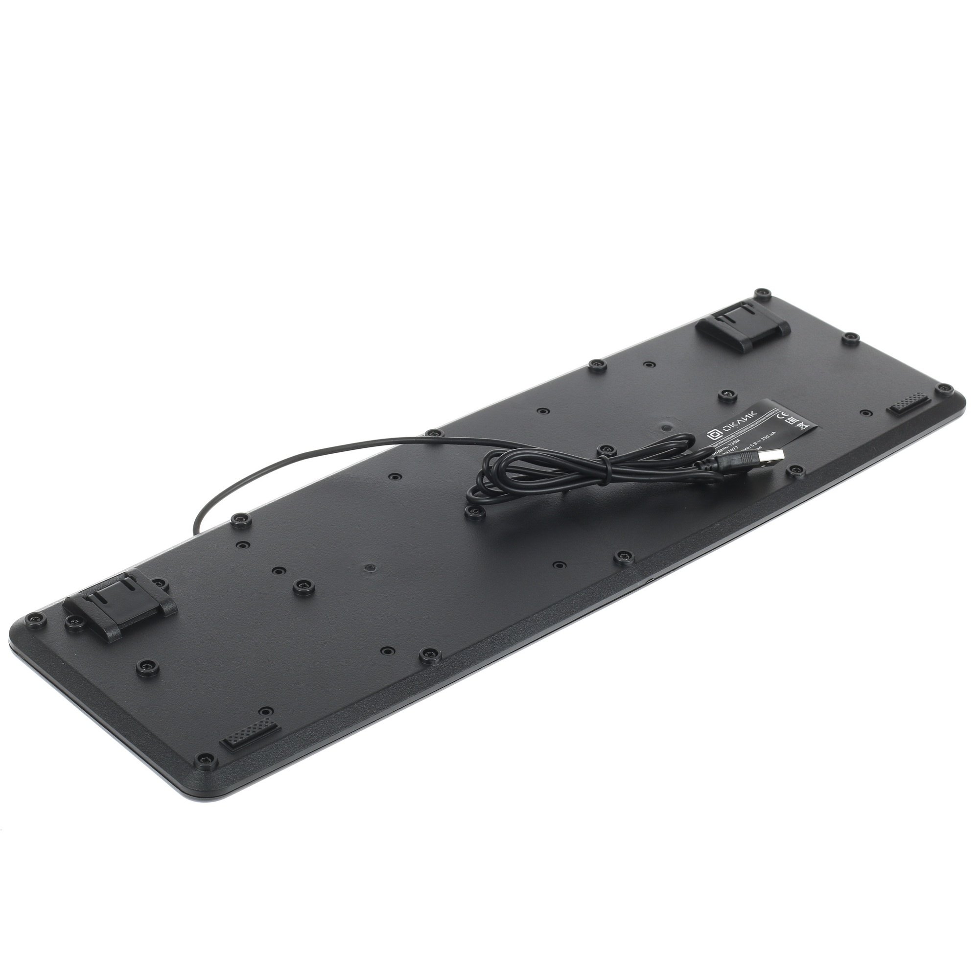 Клавиатура Oklick 130M проводная, USB, черный
