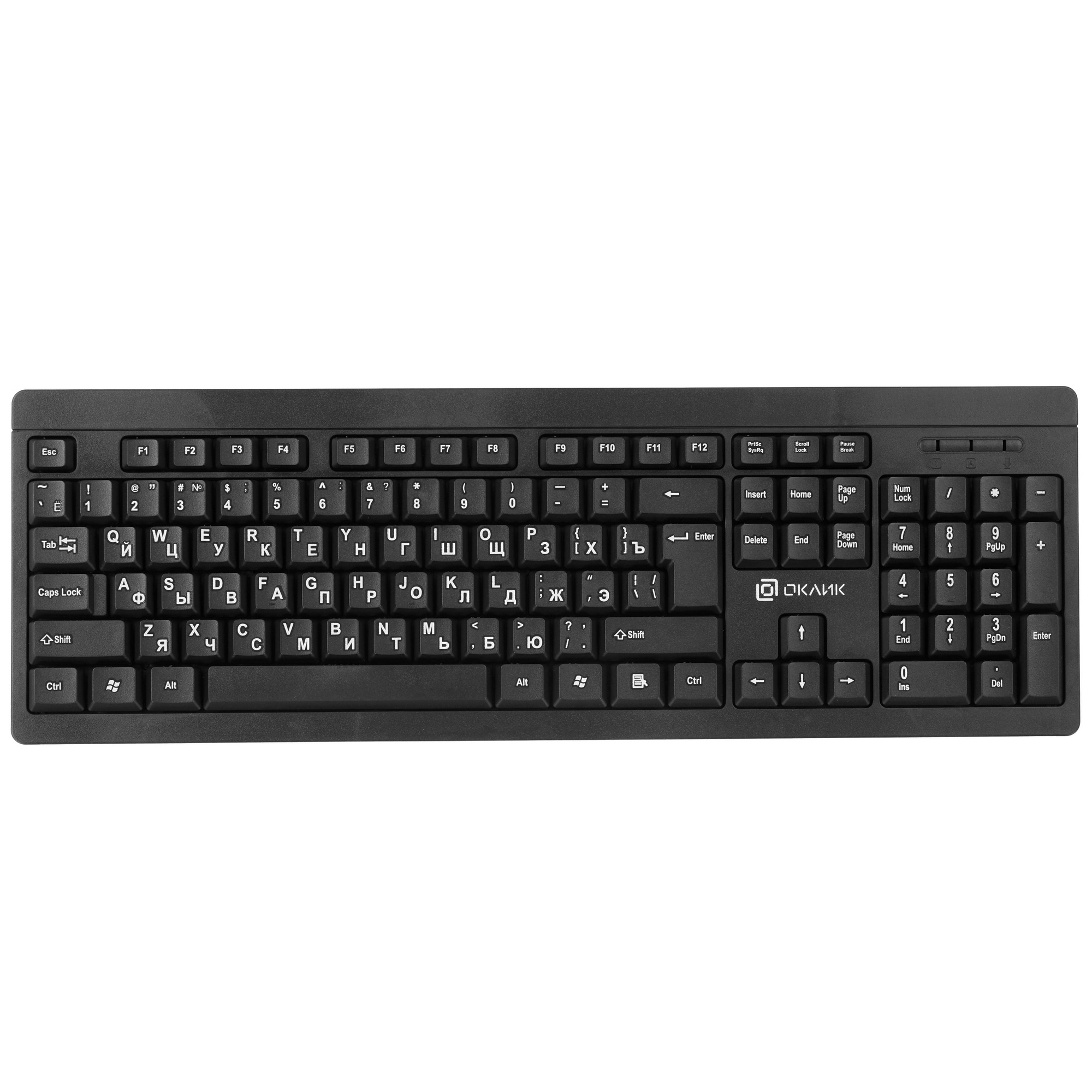 Клавиатура Оклик 95KW черный USB (1788287)