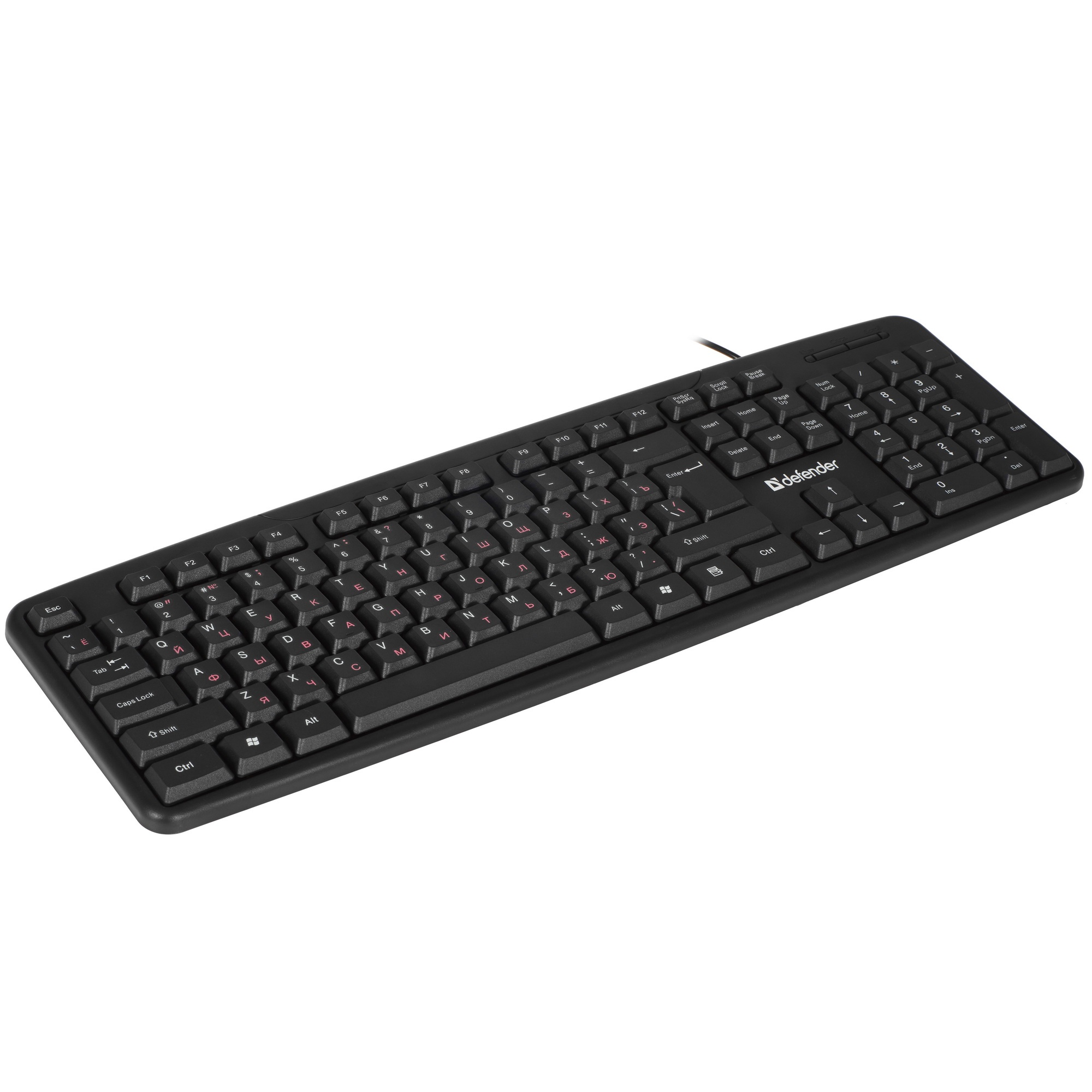 Клавиатура Defender Astra HB-588  проводная, USB, черный