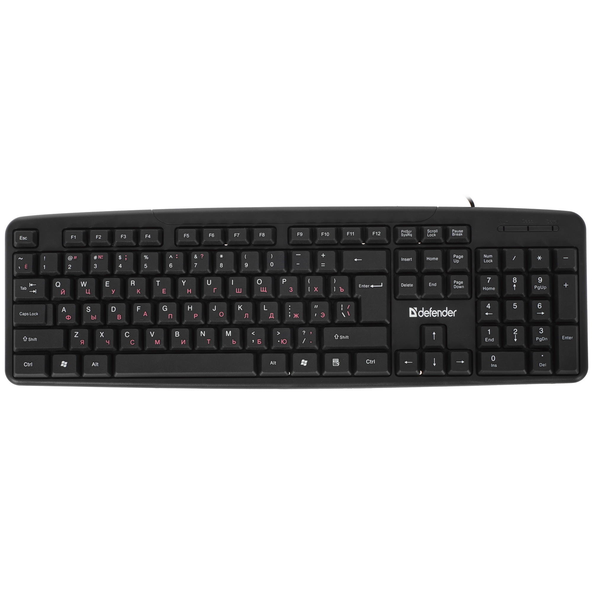 Клавиатура Defender Astra HB-588  проводная, USB, черный