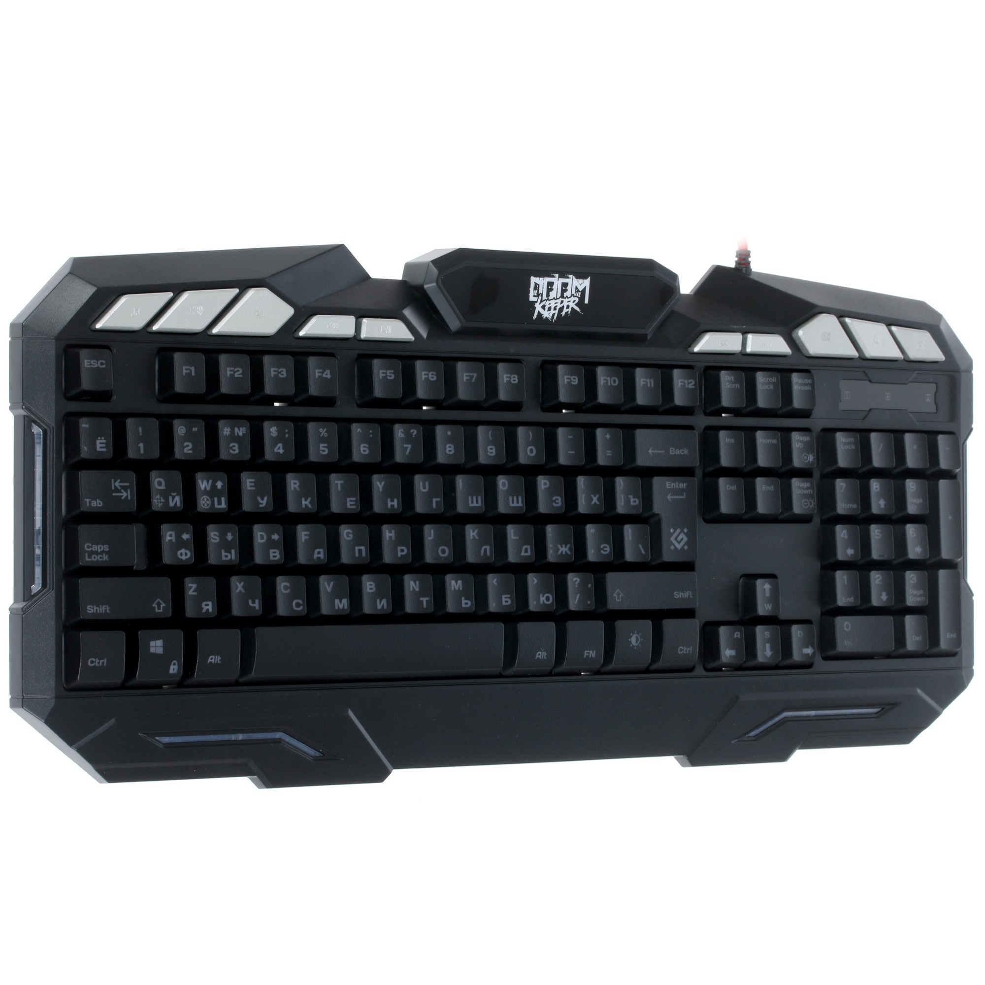 Клавиатура Defender Doom Keeper GK-100DL RUпроводная, USB, чёрный