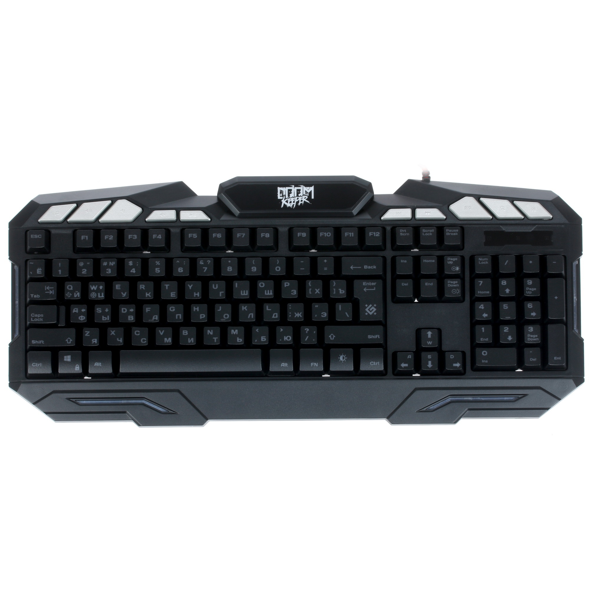 Клавиатура Defender Doom Keeper GK-100DL RUпроводная, USB, чёрный
