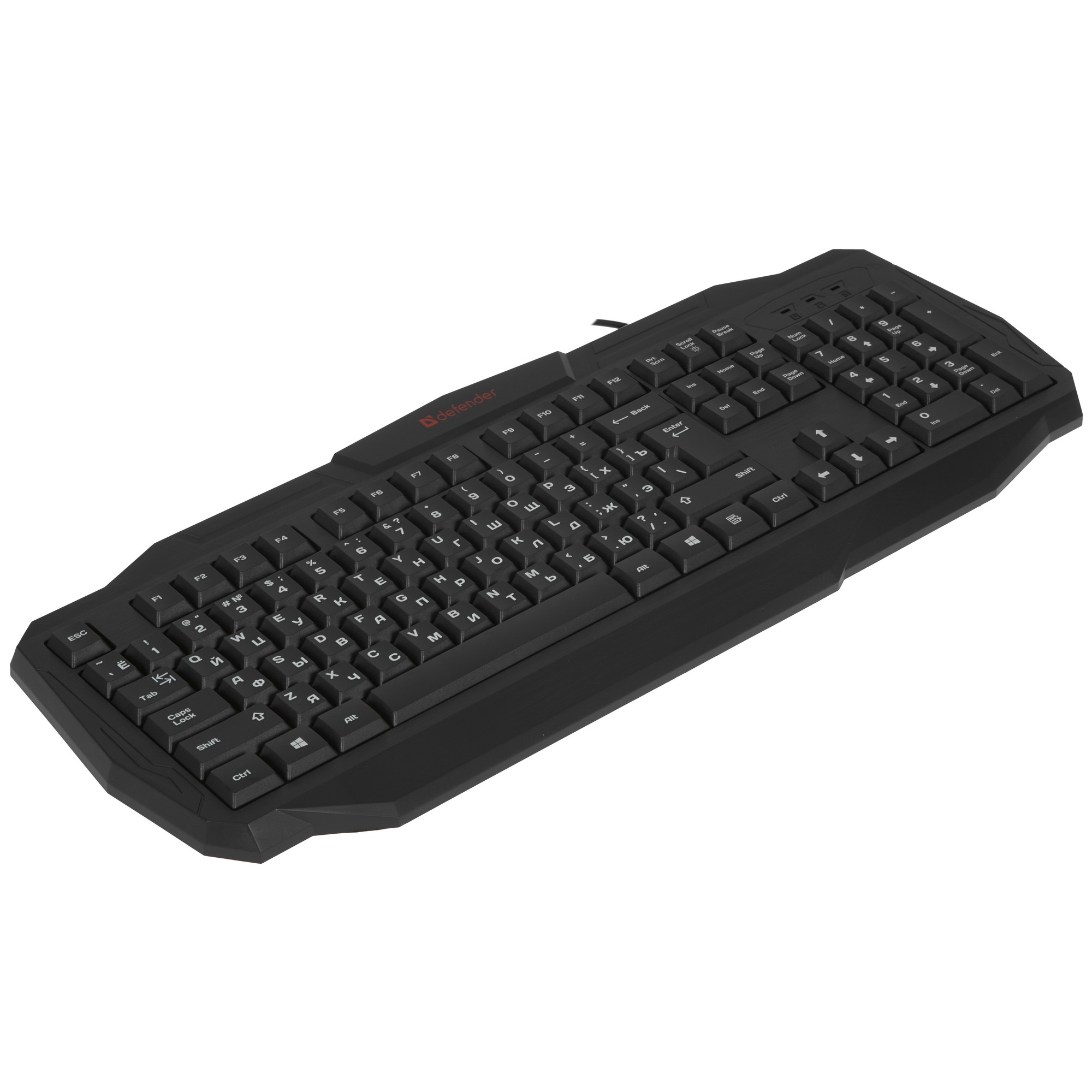 Клавиатура Defender Ultra HB-330L RU  проводная, USB, чёрный
