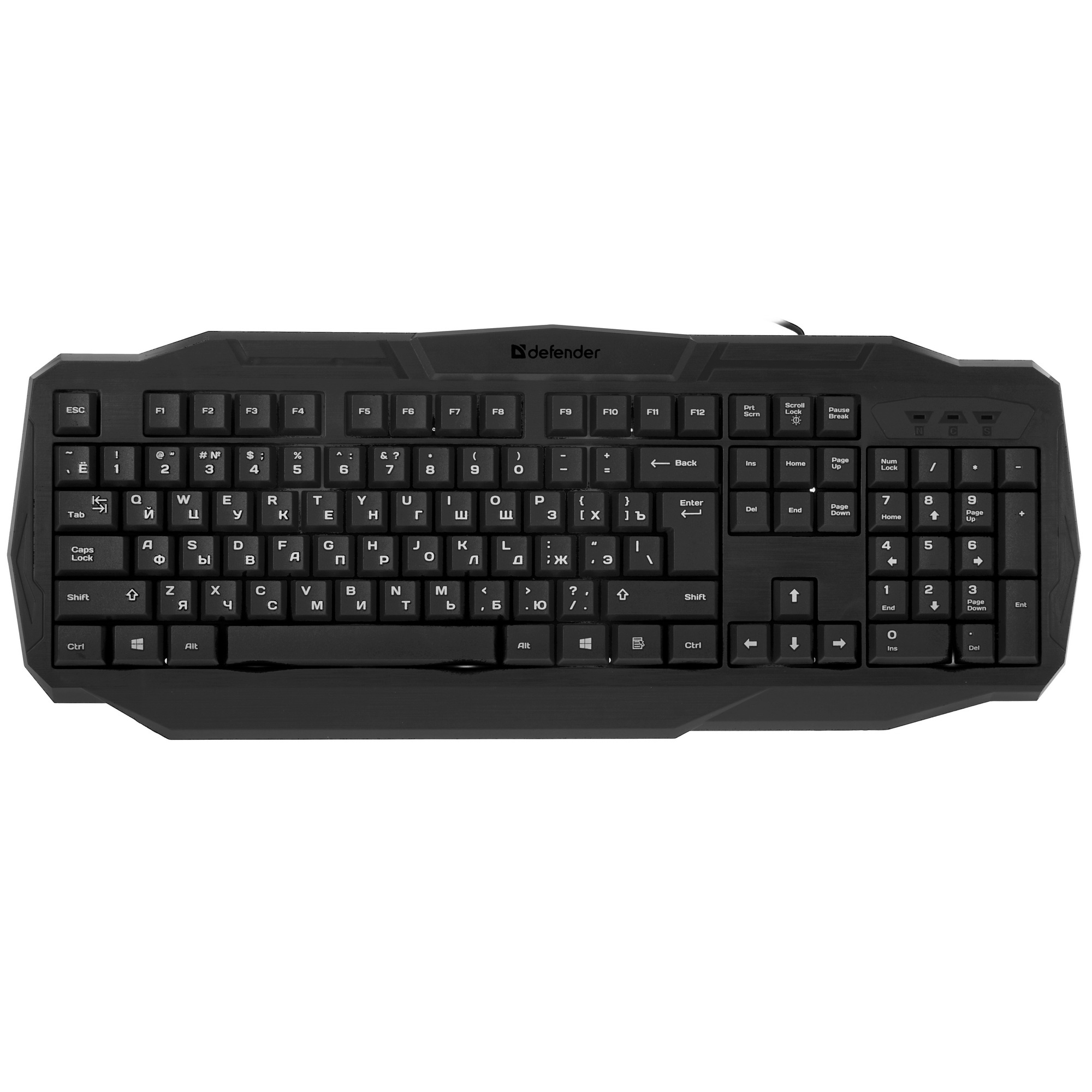 Клавиатура Defender Ultra HB-330L RU  проводная, USB, чёрный