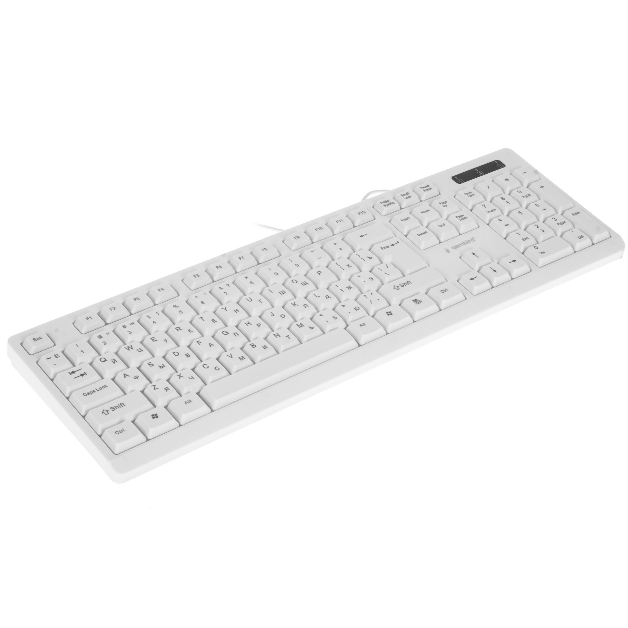 Клавиатура Gembird KB-8355U проводная, USB, белый
