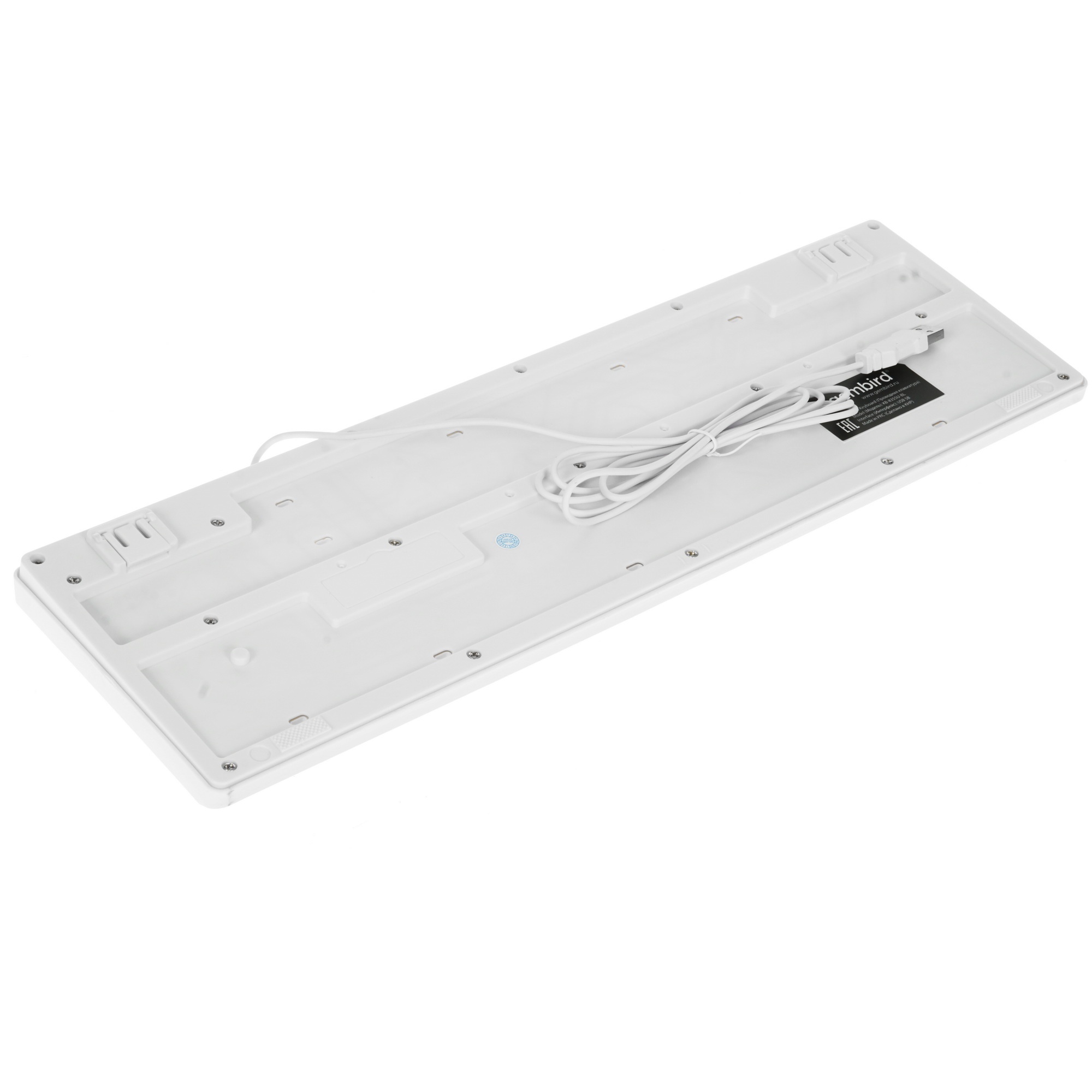 Клавиатура Gembird KB-8355U проводная, USB, белый