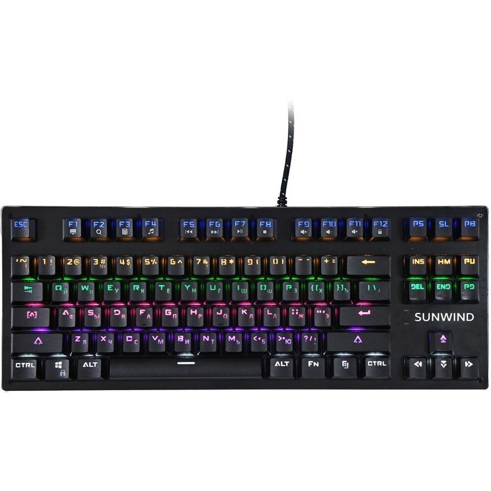 Клавиатура SUNWIND SW-K900G,  USB, черный [1422332]