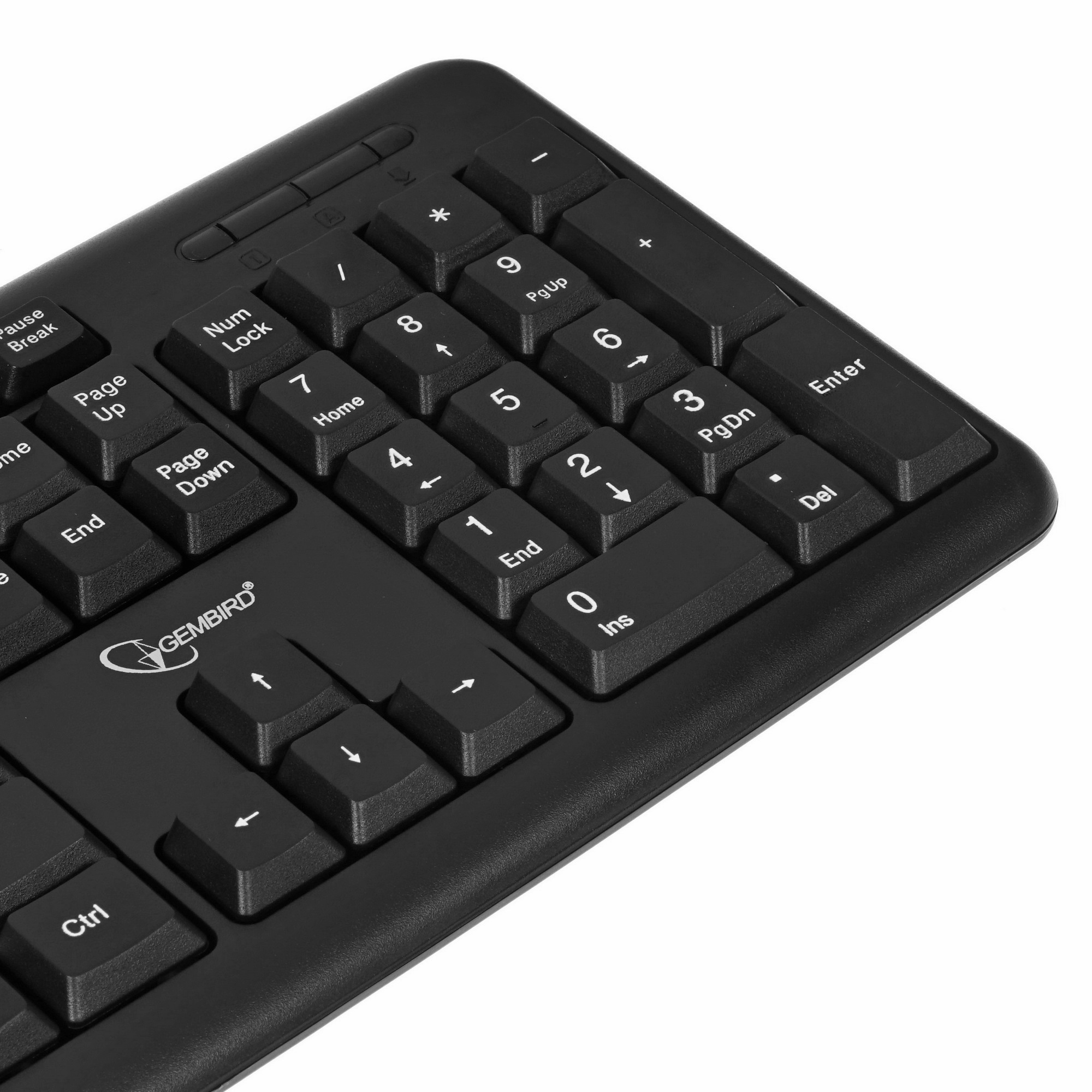 Клавиатура Gembird KB-8320U-BL проводная, USB, черный